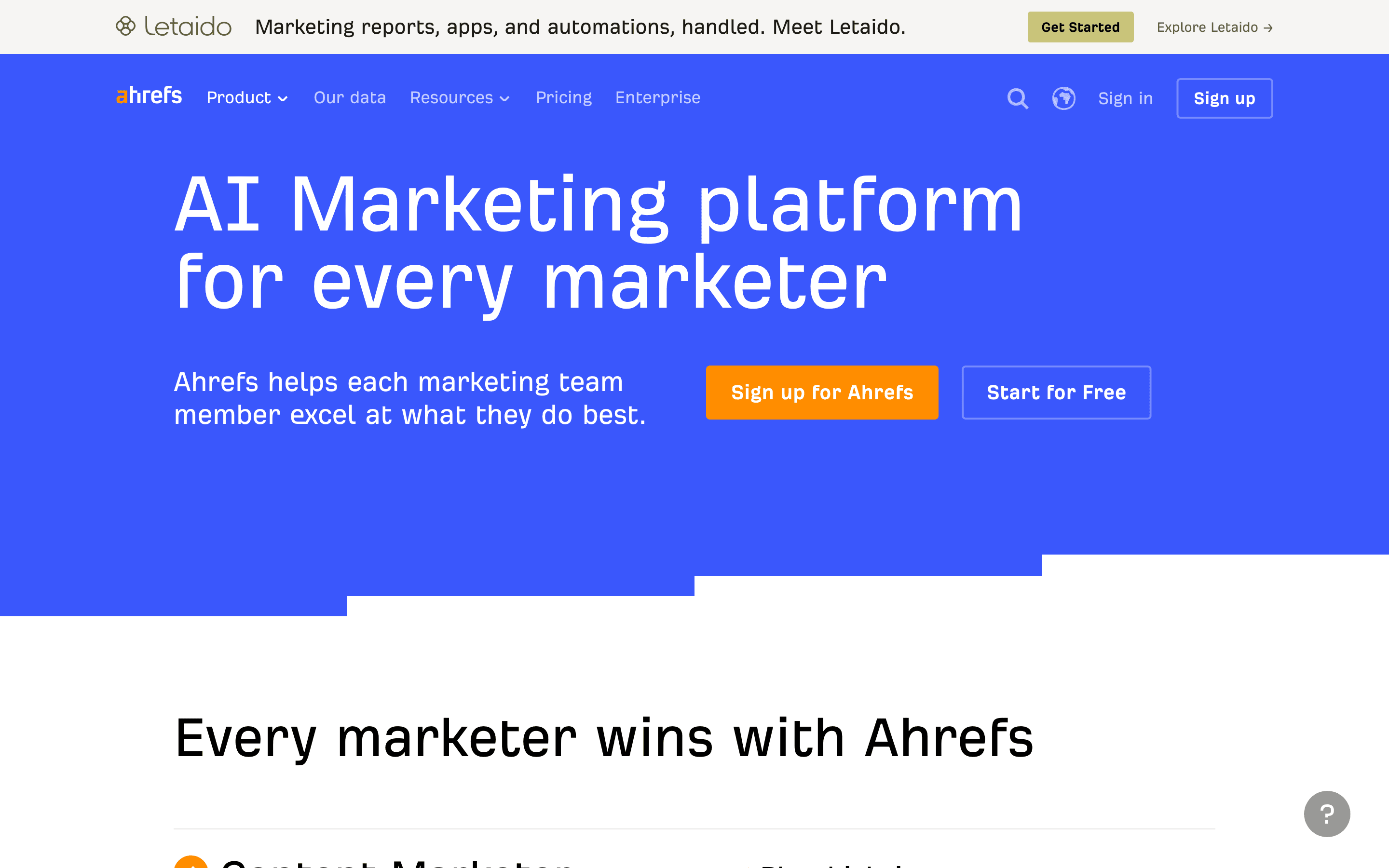 Ahrefs: Use cases