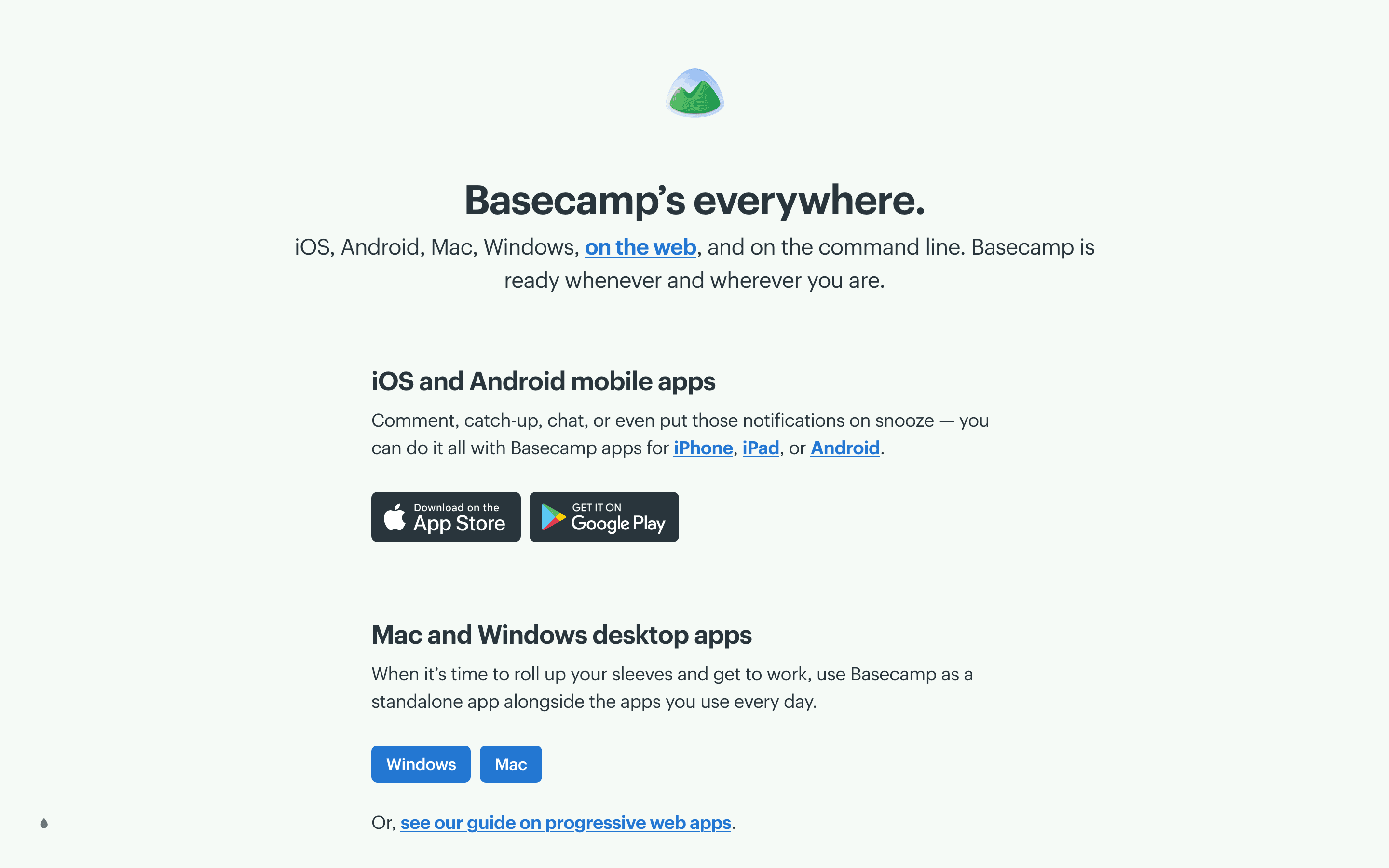 Basecamp: Apps
