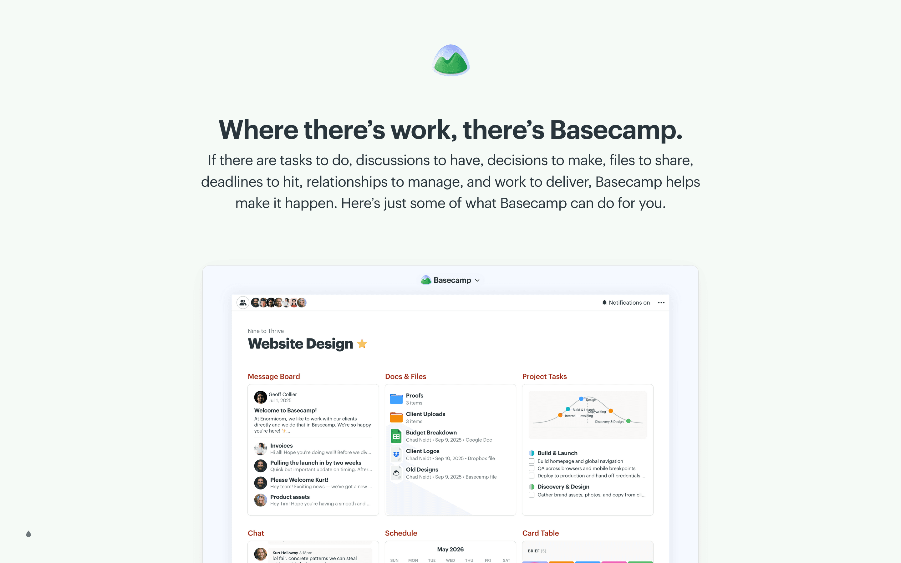 Basecamp: Features