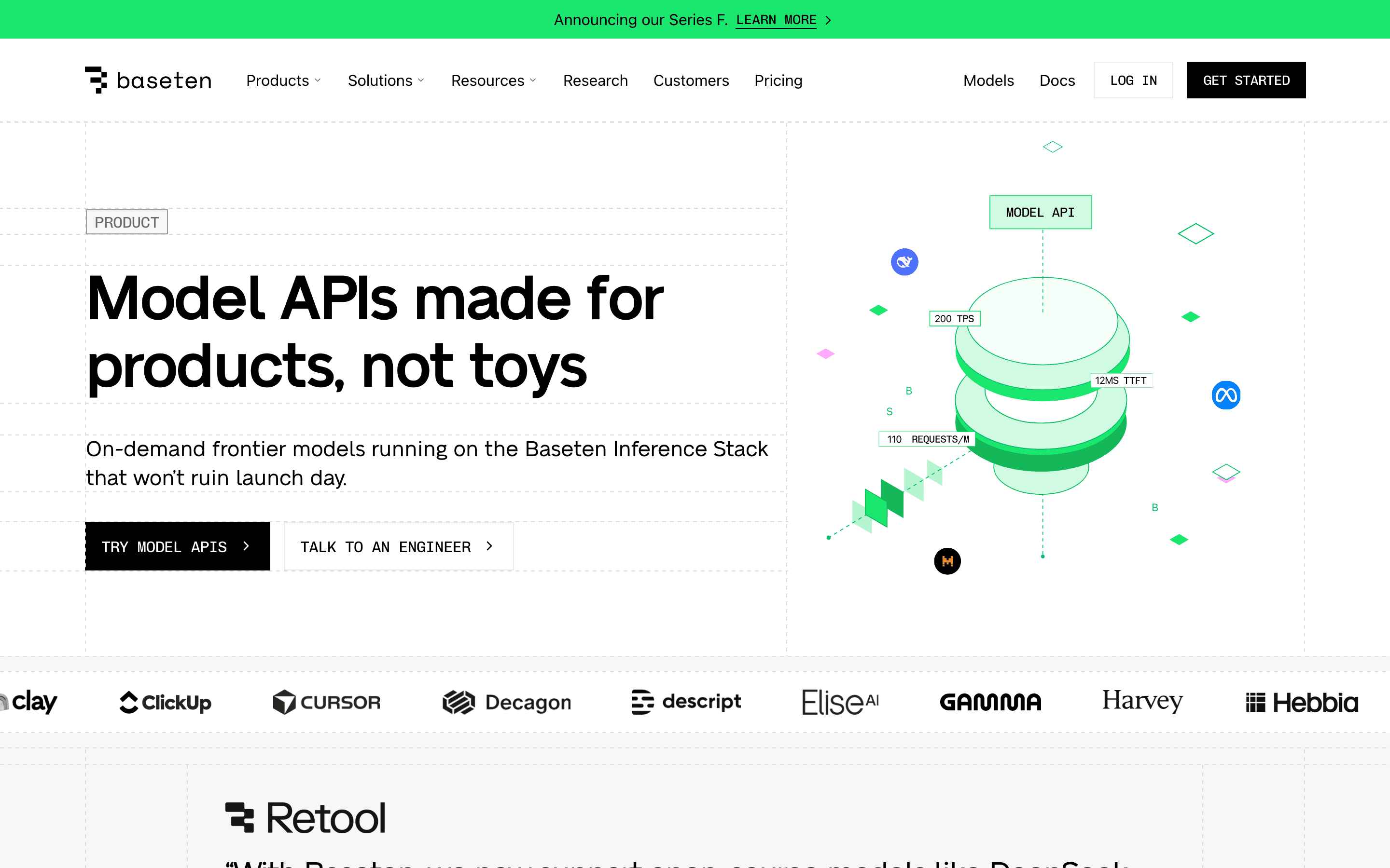 Baseten: Model apis