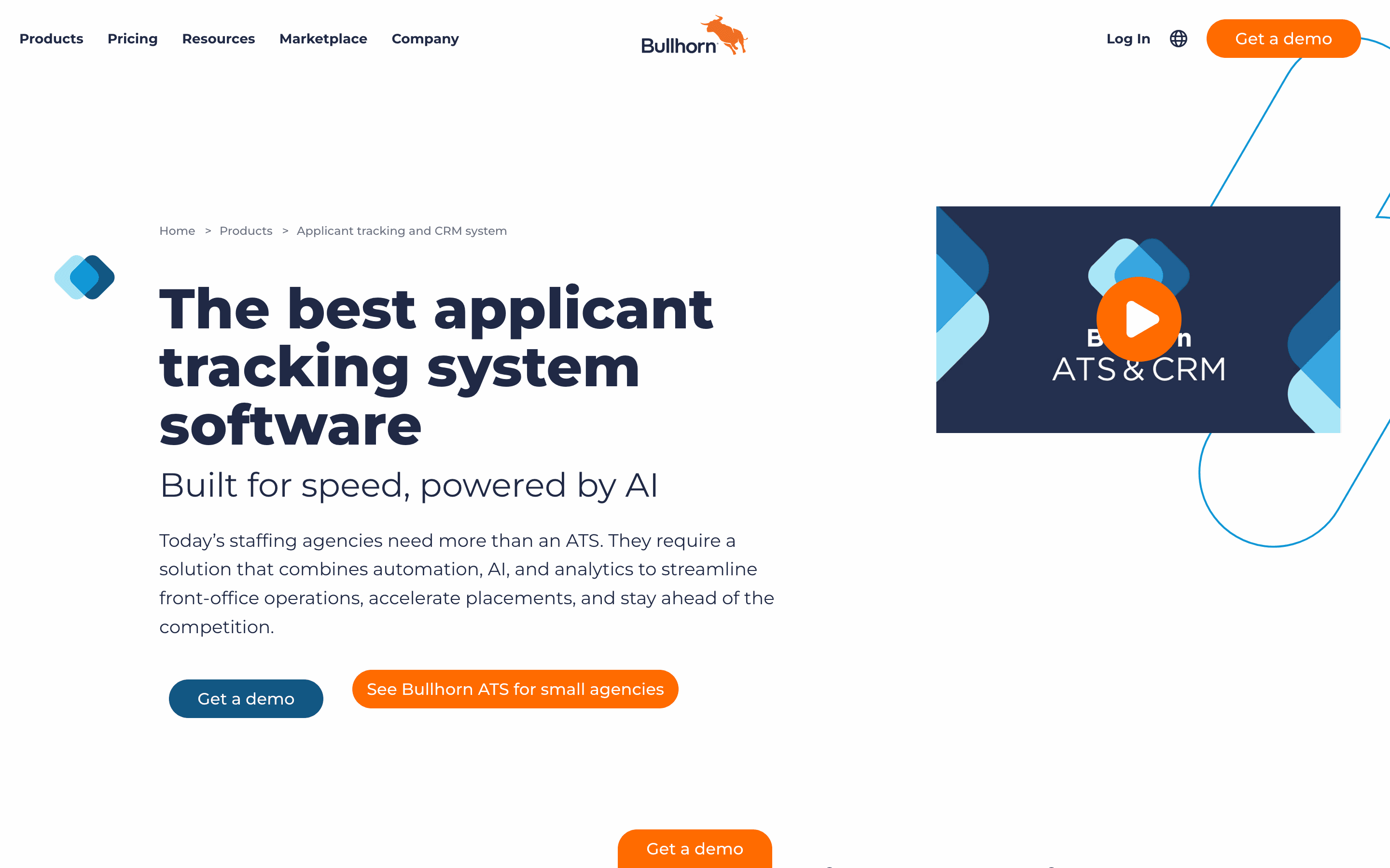 Bullhorn: Applicant tracking crm