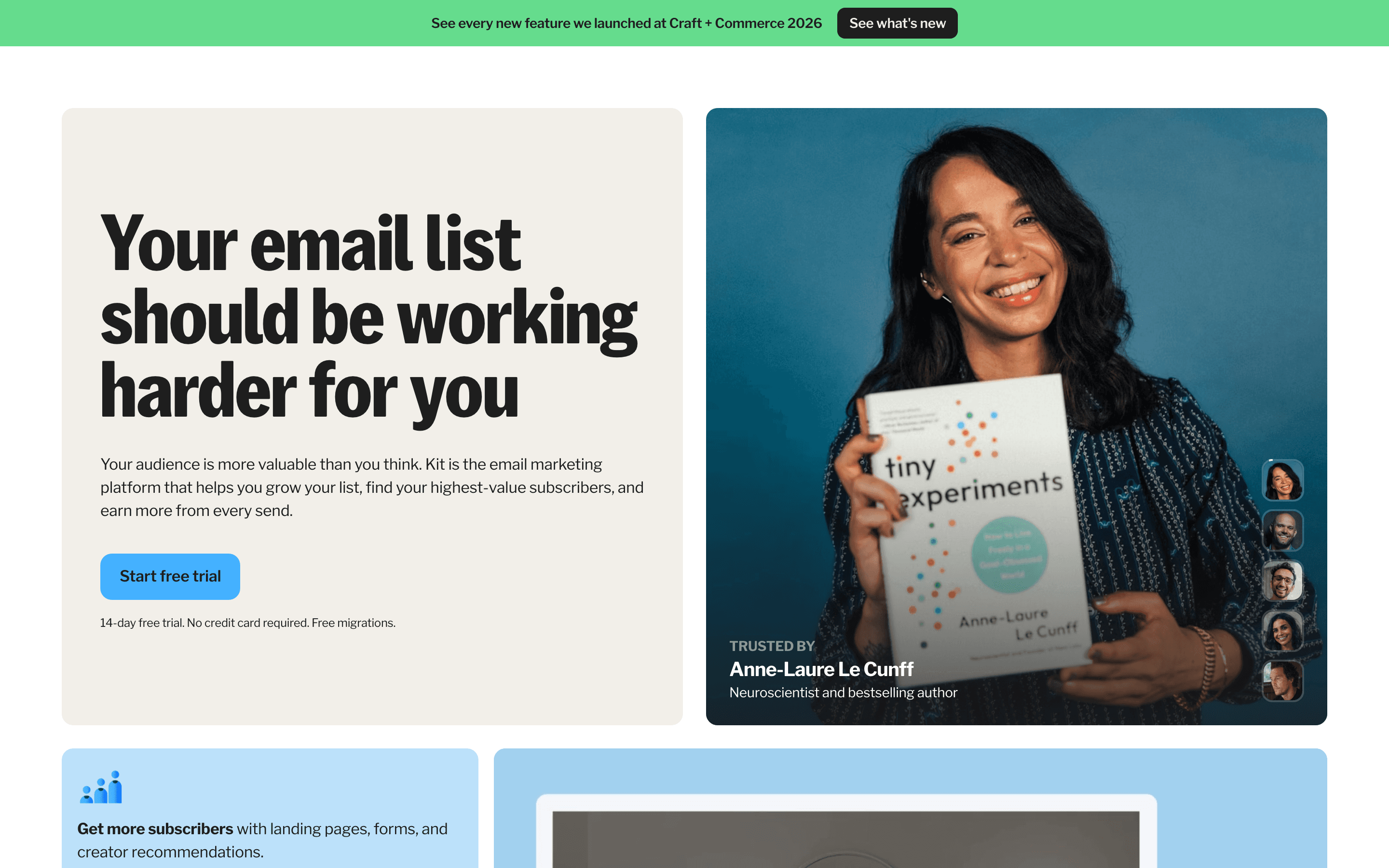 Kit (ConvertKit): Index