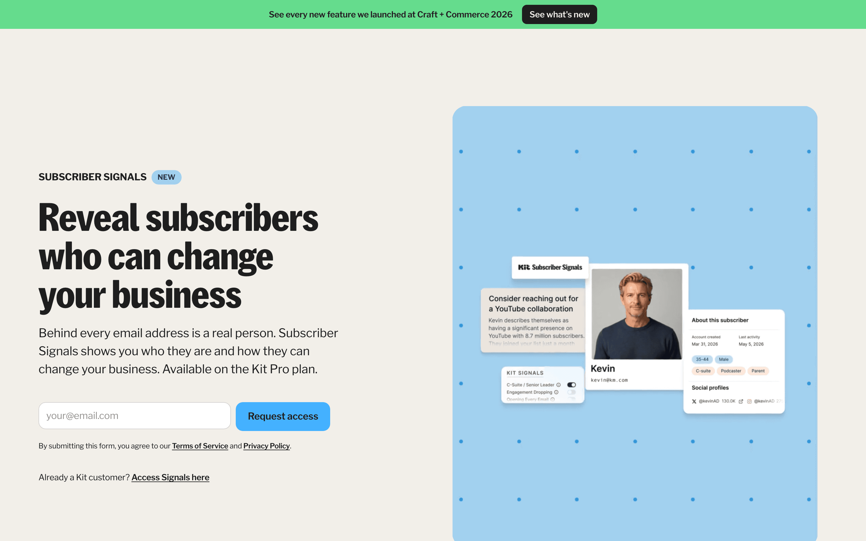 Kit (ConvertKit): Signals
