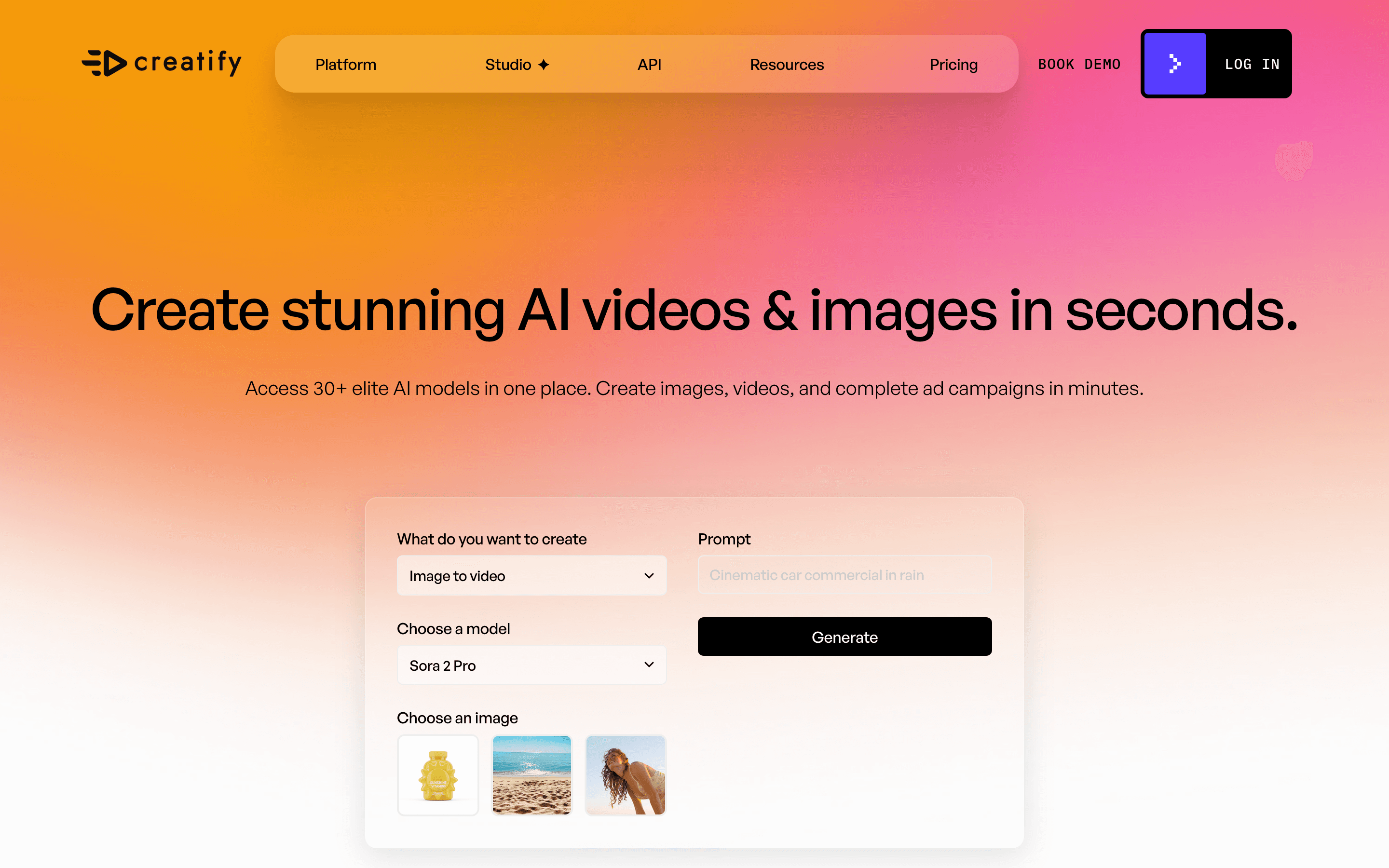 Creatify: Asset generator