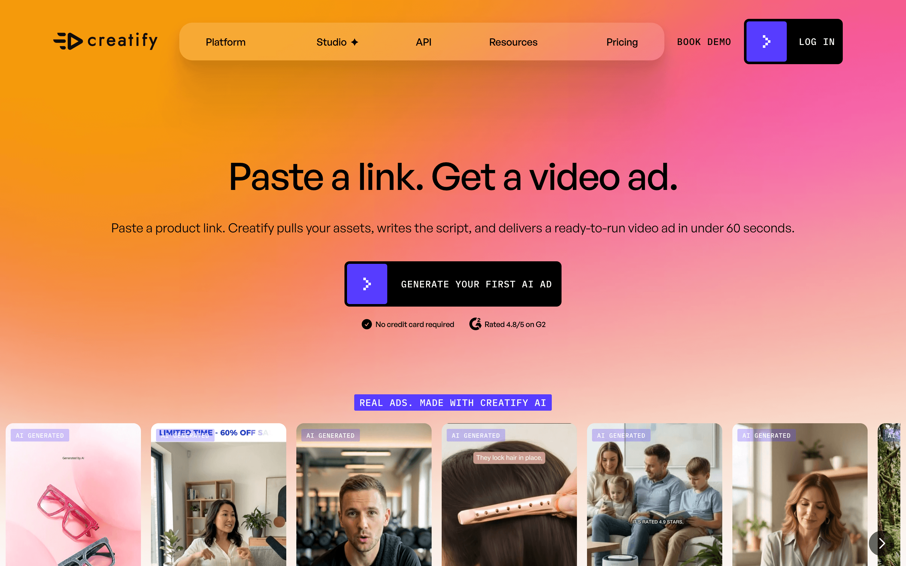Creatify: Url to video