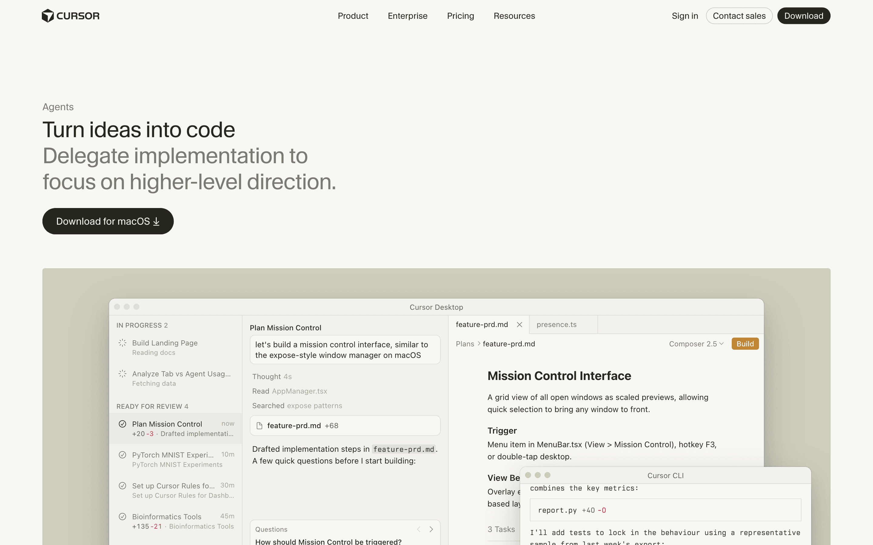 Cursor: Product