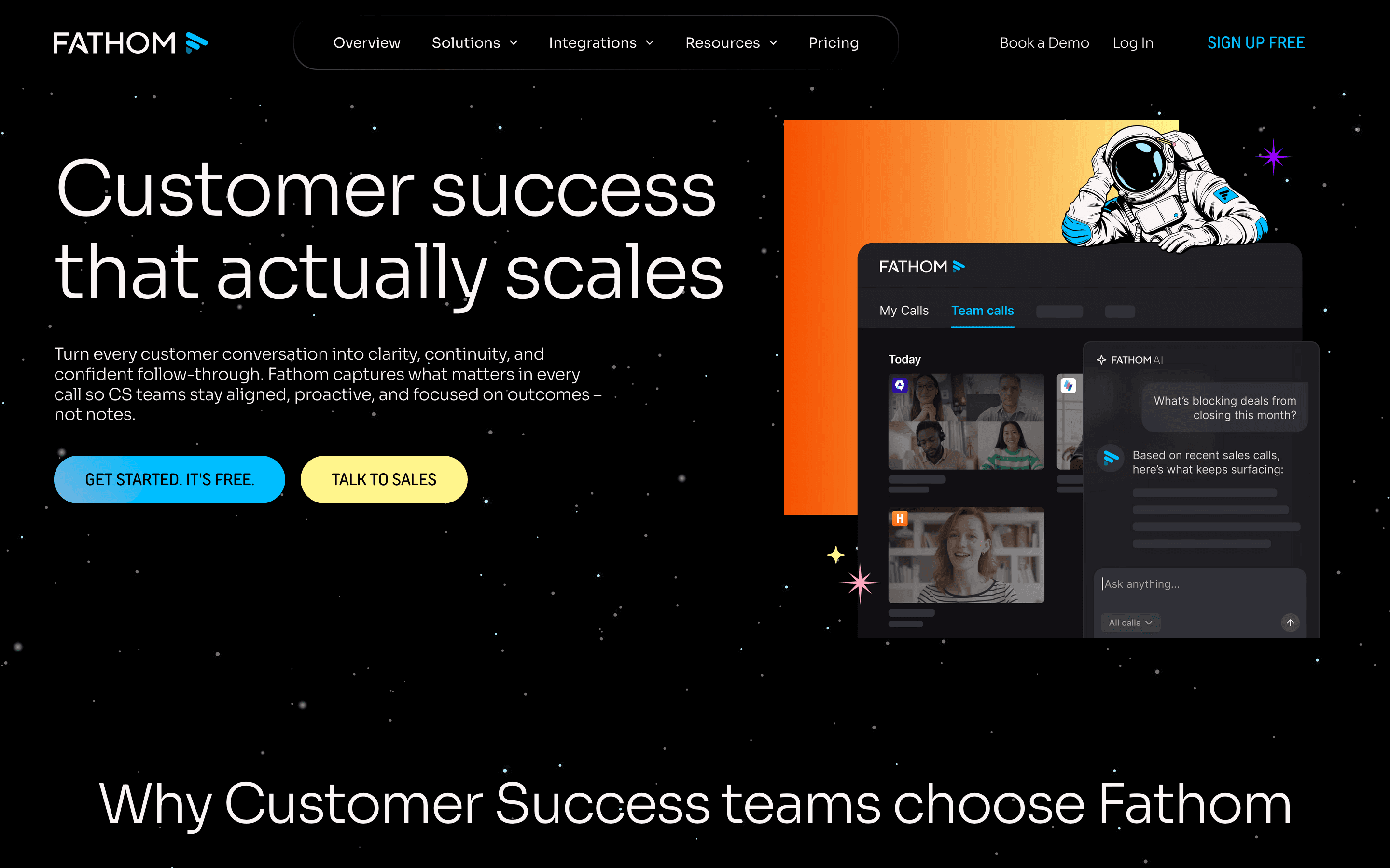 Fathom: Customer success