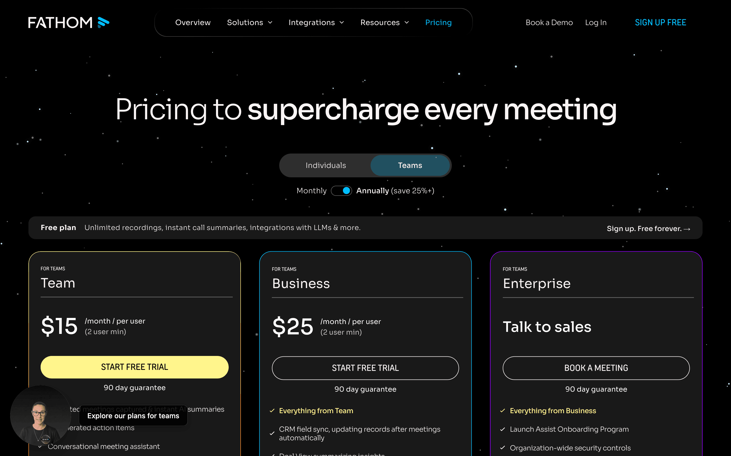 Fathom pricing