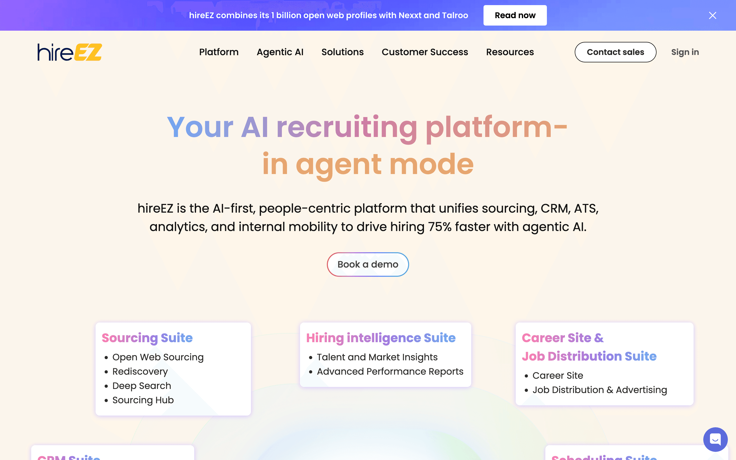 hireEZ: Platform