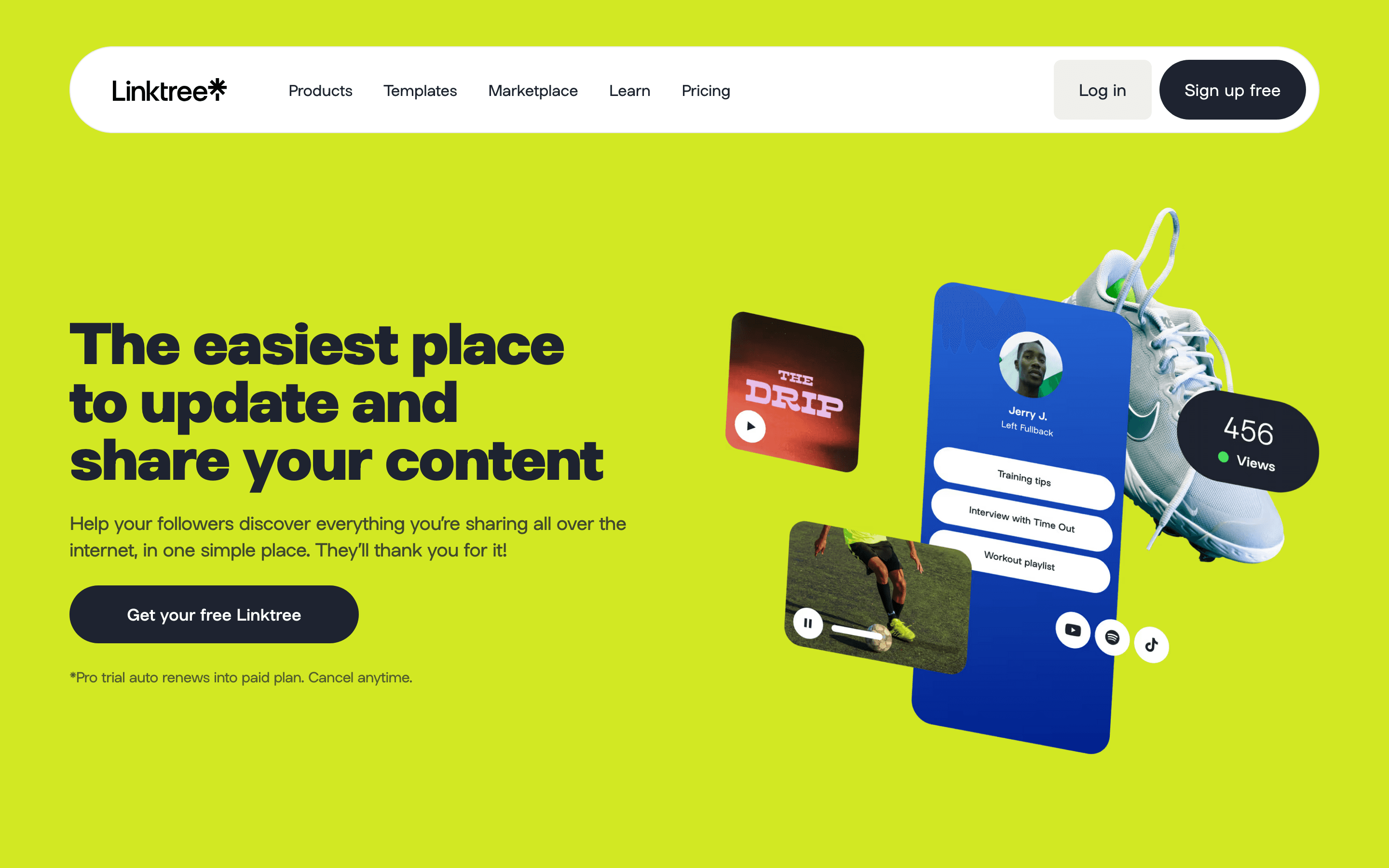 Linktree: Share content