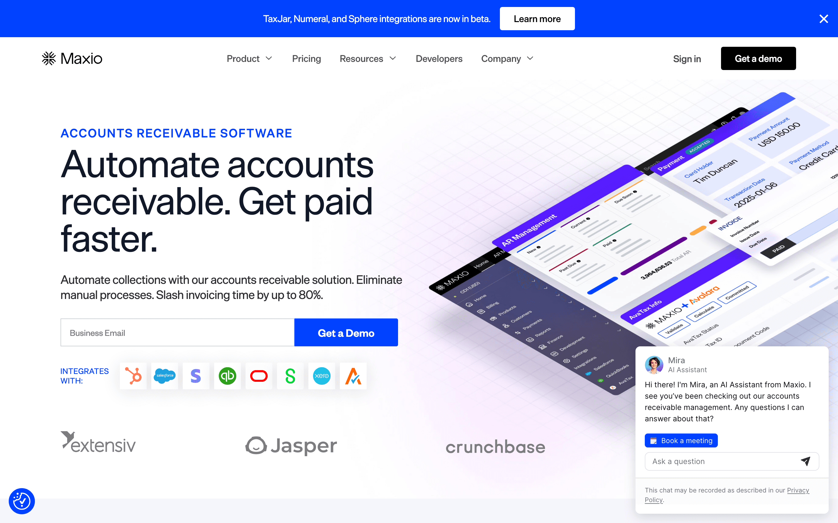 Maxio: Accounts receivable mana