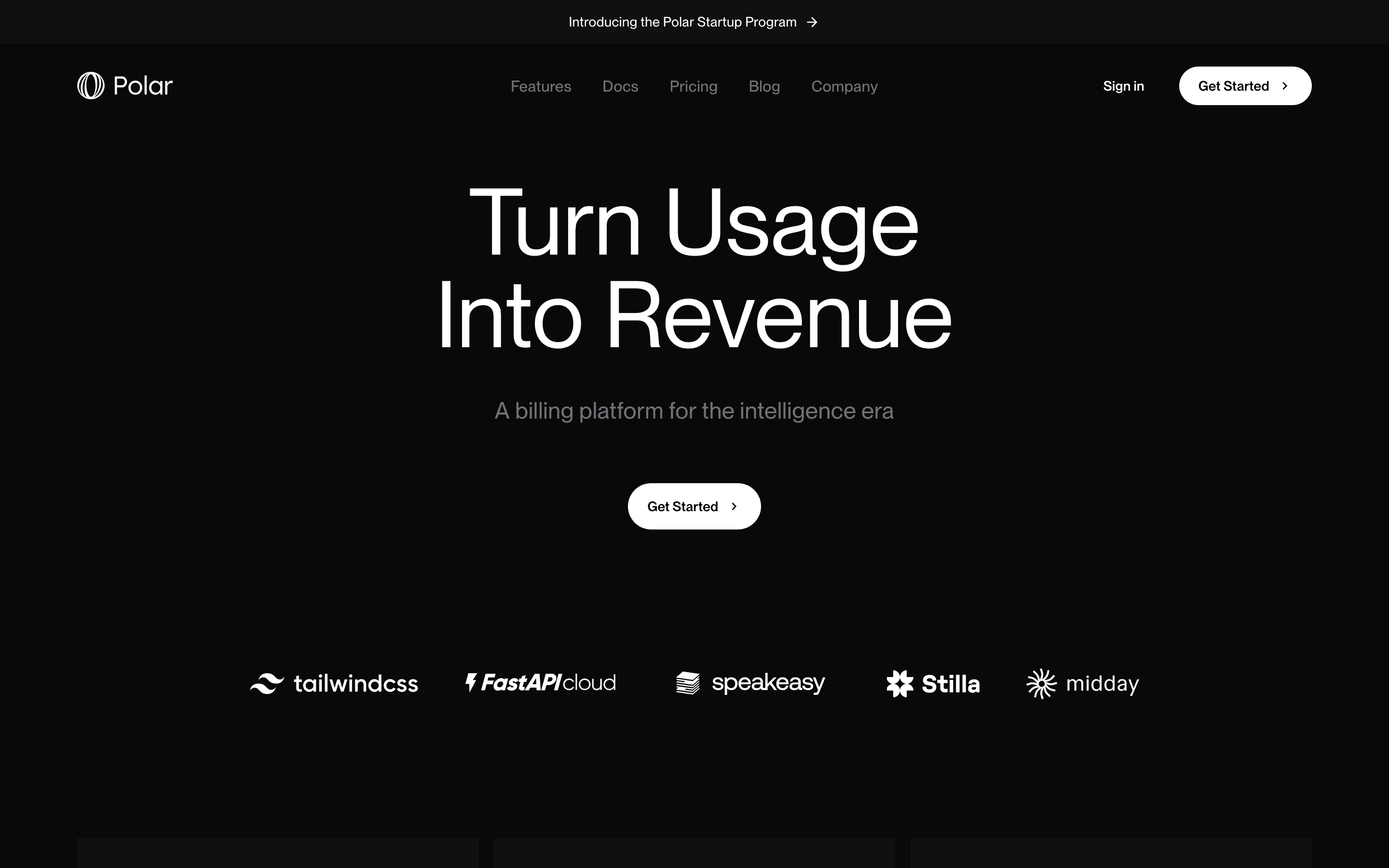 Polar homepage