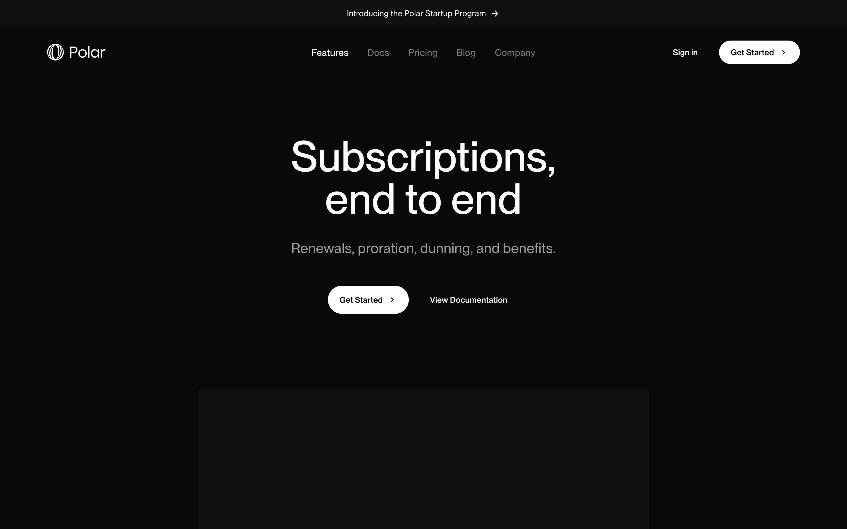 Polar: Subscriptions