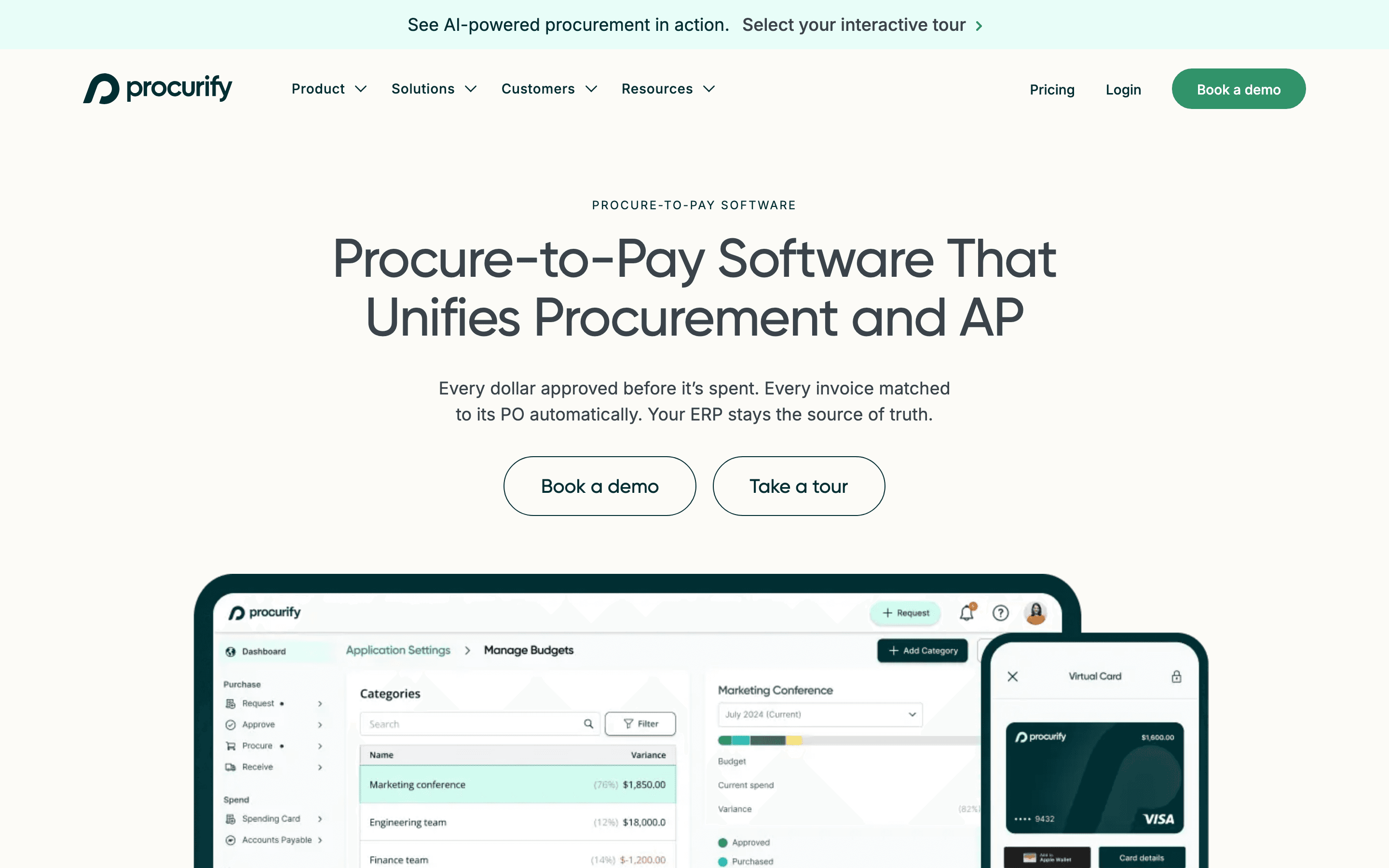 Procurify: Procure to pay