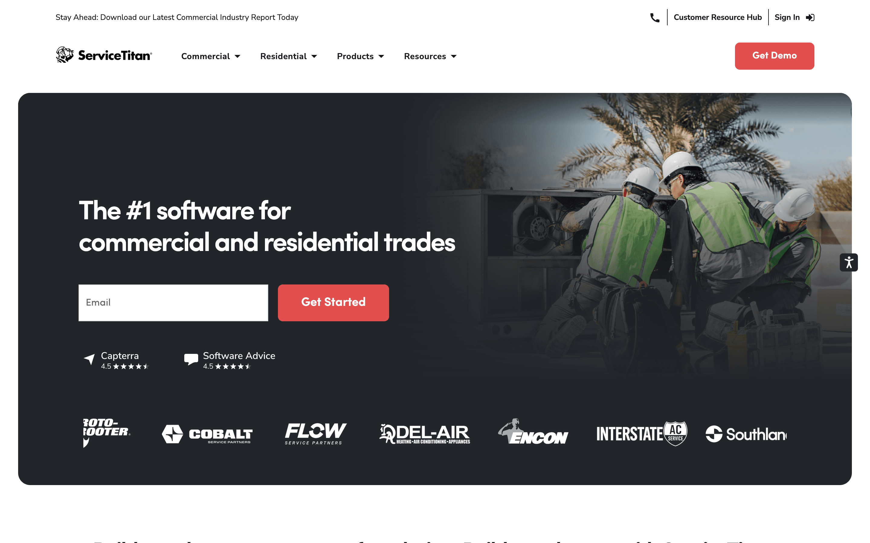 ServiceTitan homepage