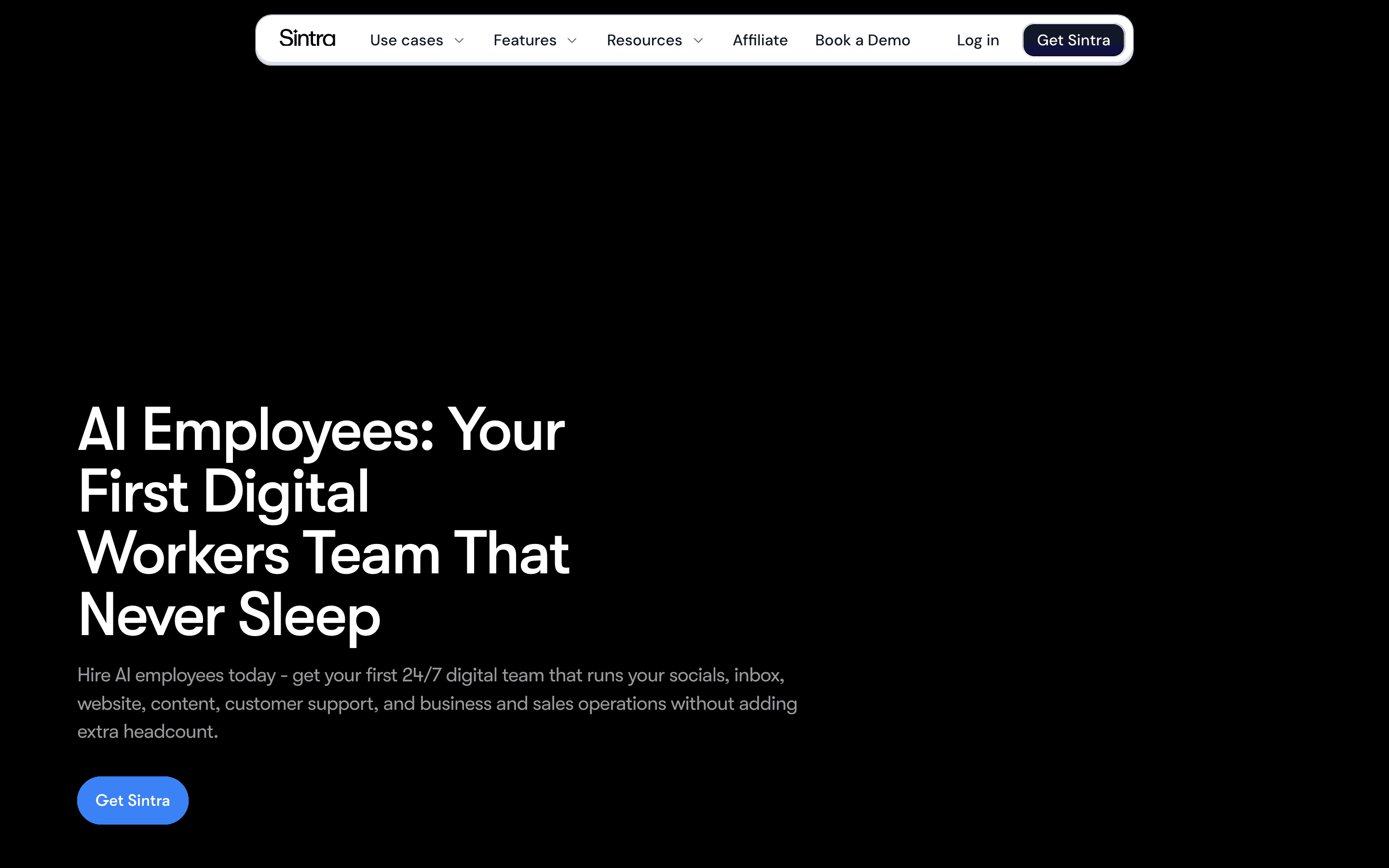 Sintra homepage