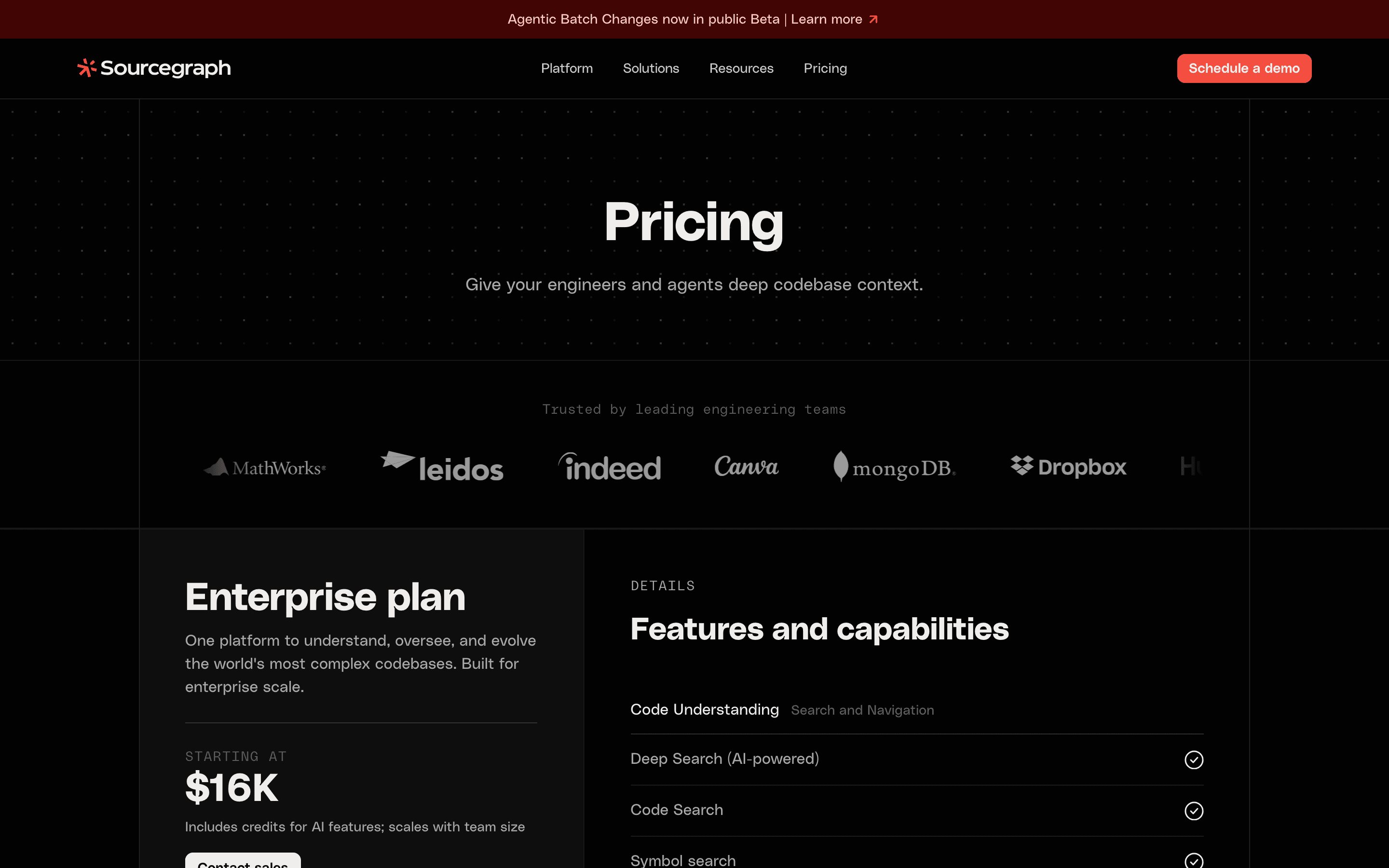 Sourcegraph Cody pricing