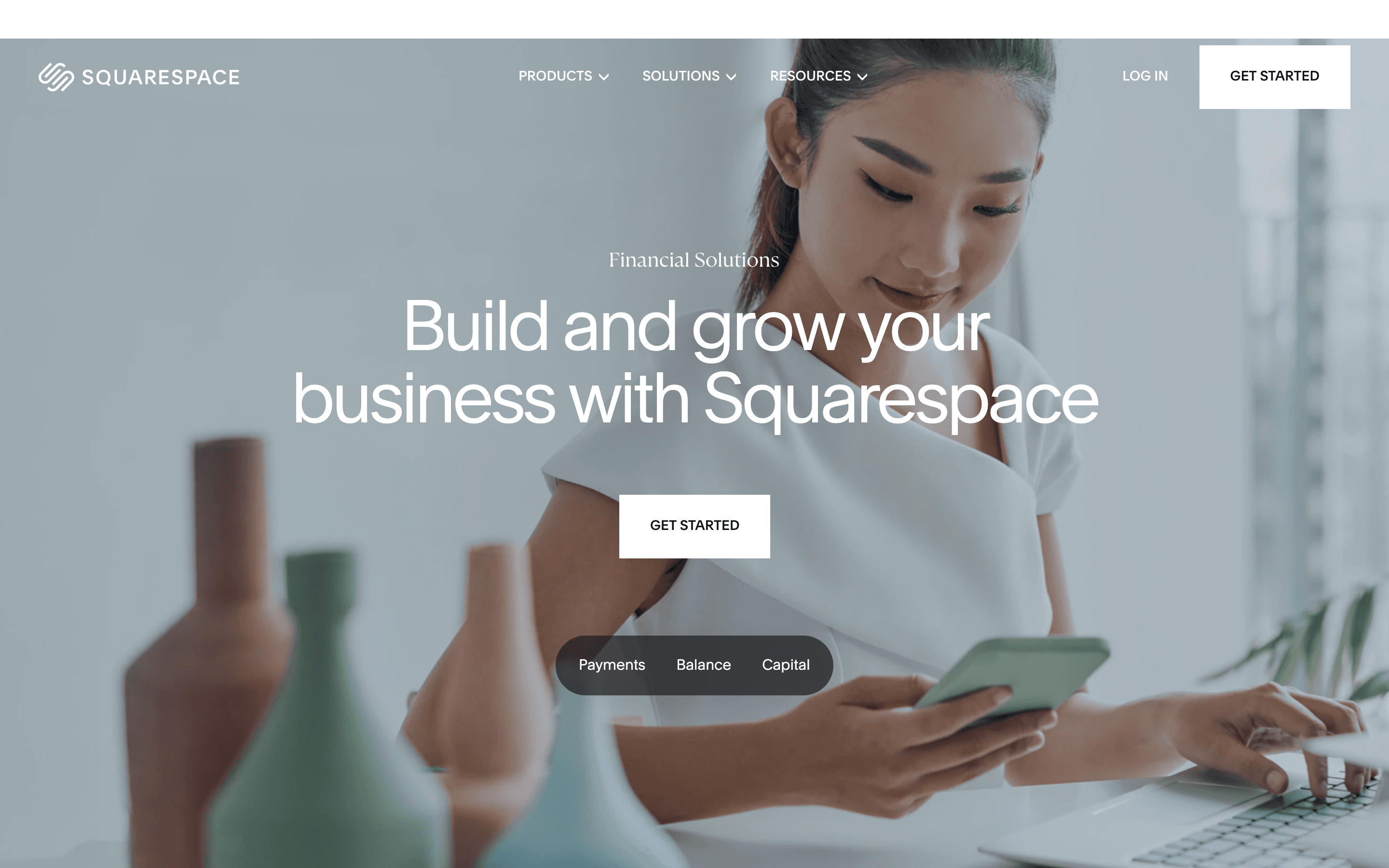 Squarespace: Financial solutions
