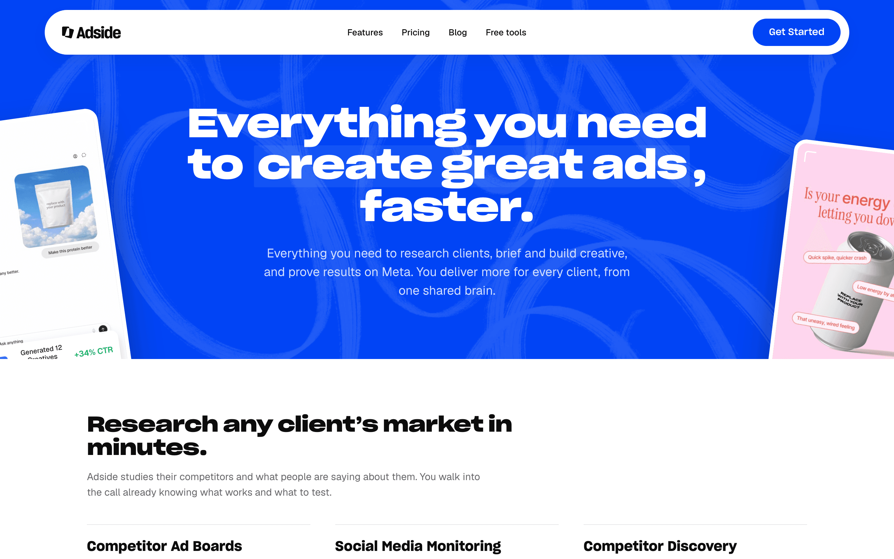 Adside: Features