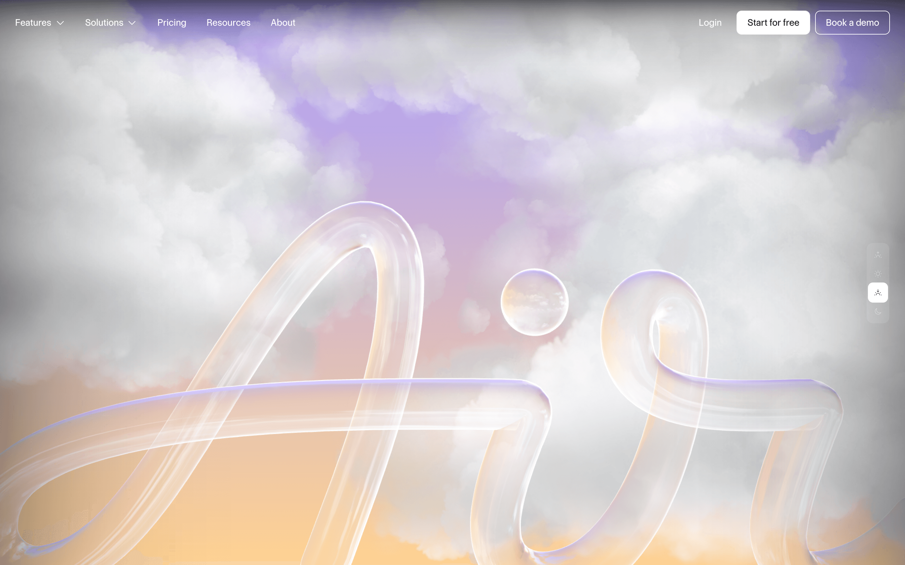 Air homepage