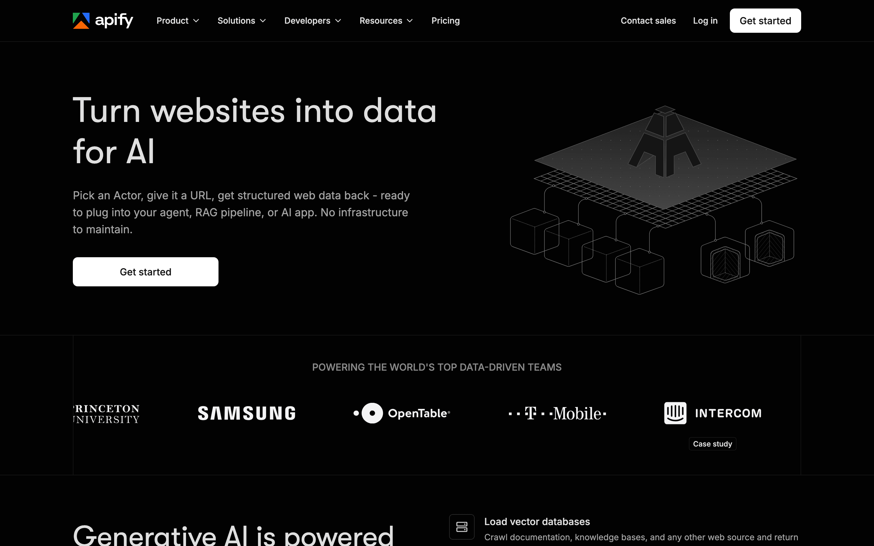 Apify: Data for generative ai