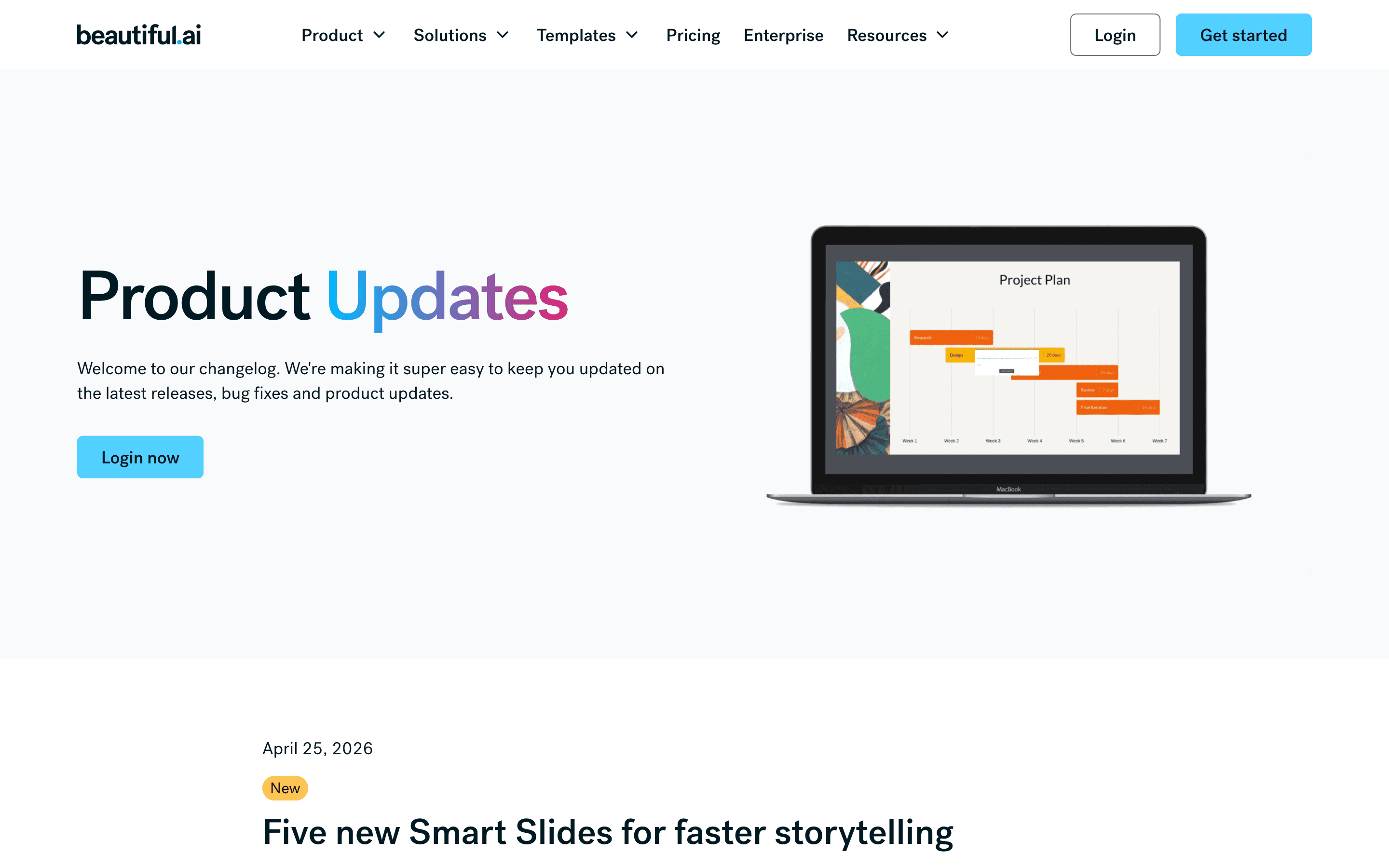 Beautiful.ai: Product updates