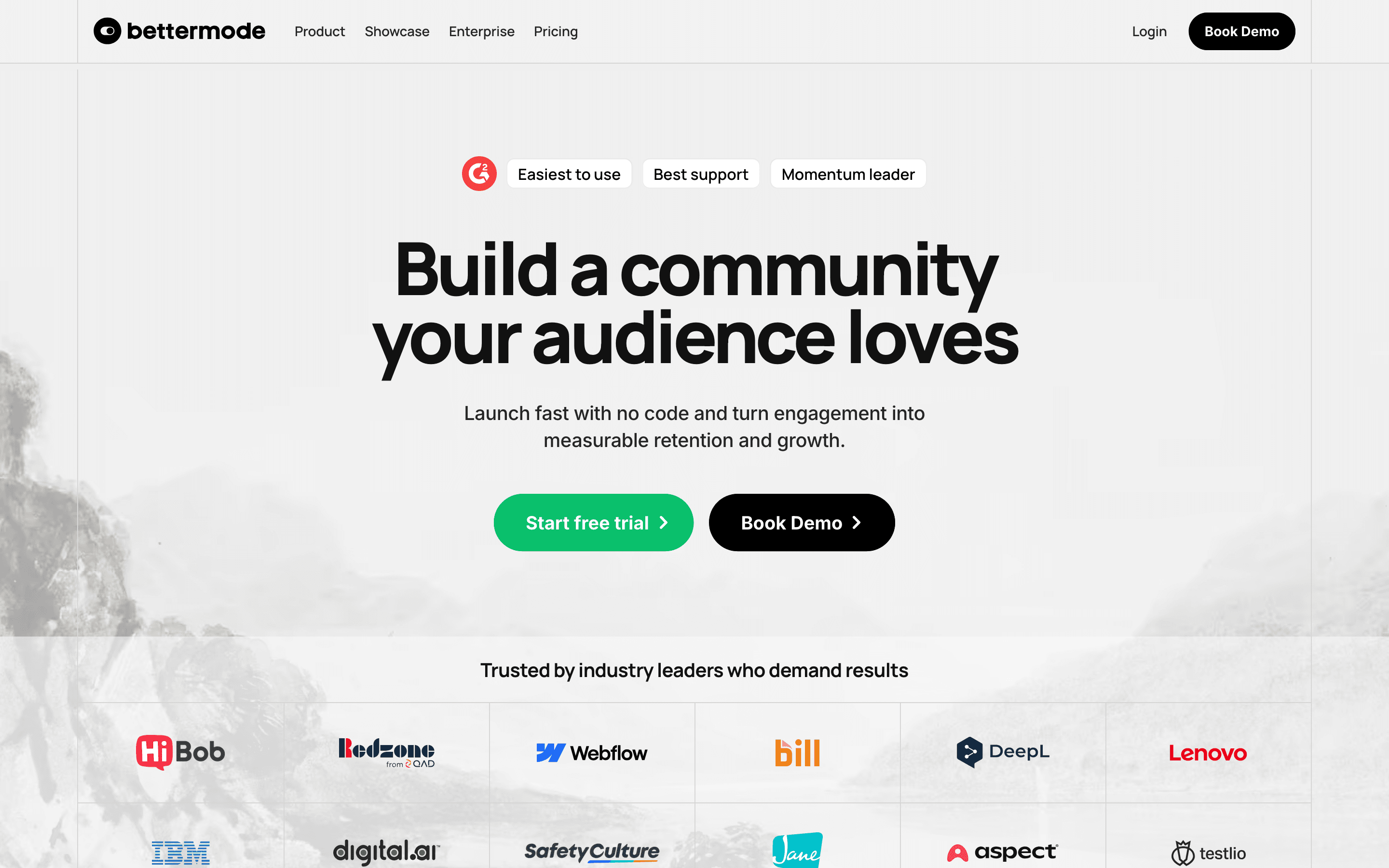 Bettermode homepage