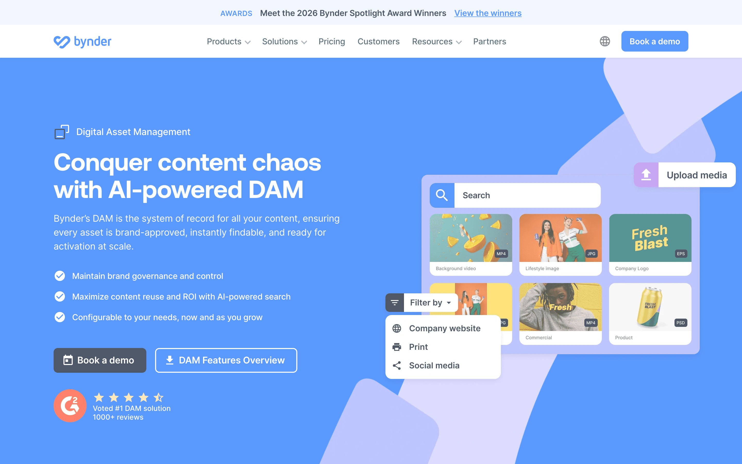 Bynder: Digital asset management