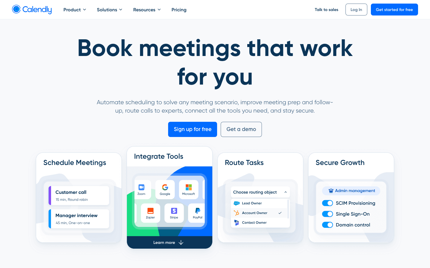 Calendly: Features