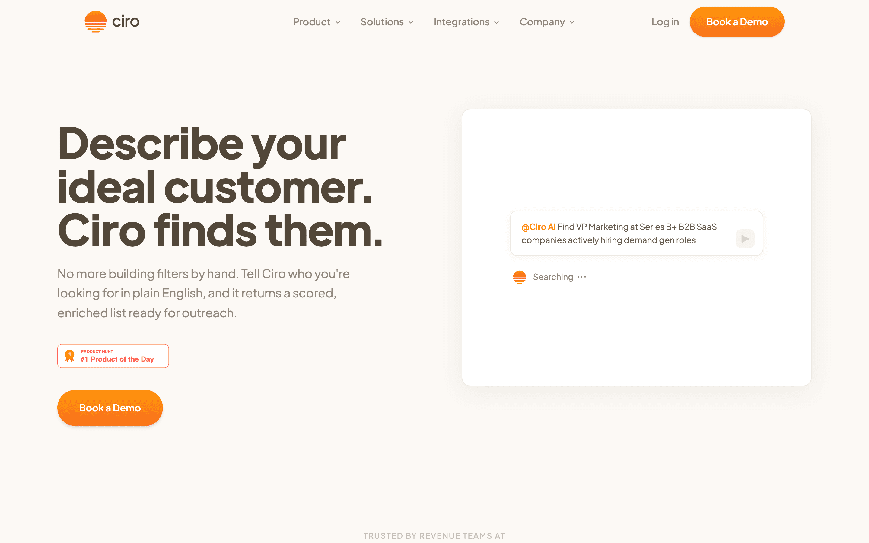 Ciro: Prospecting