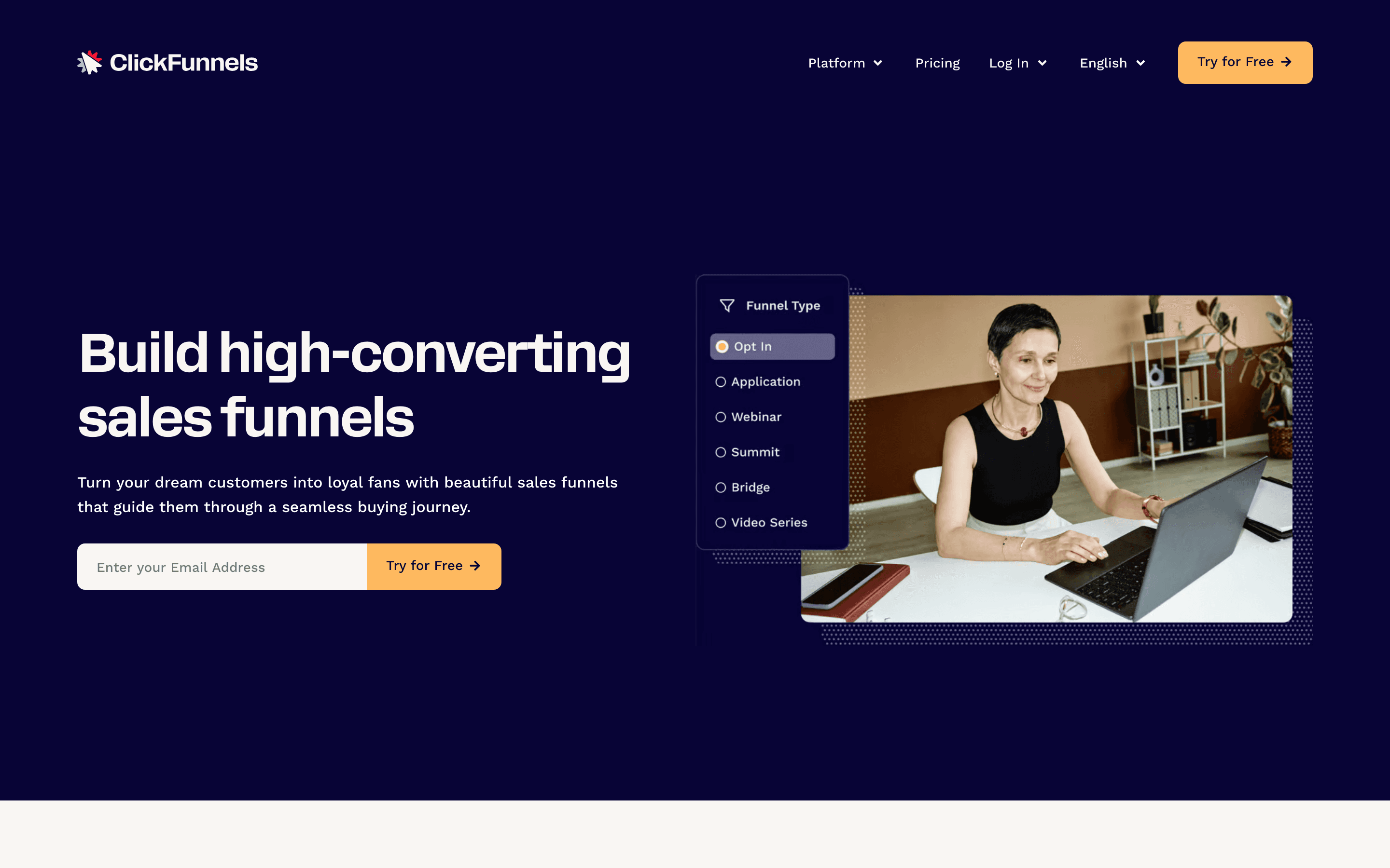 ClickFunnels: Sales funnels