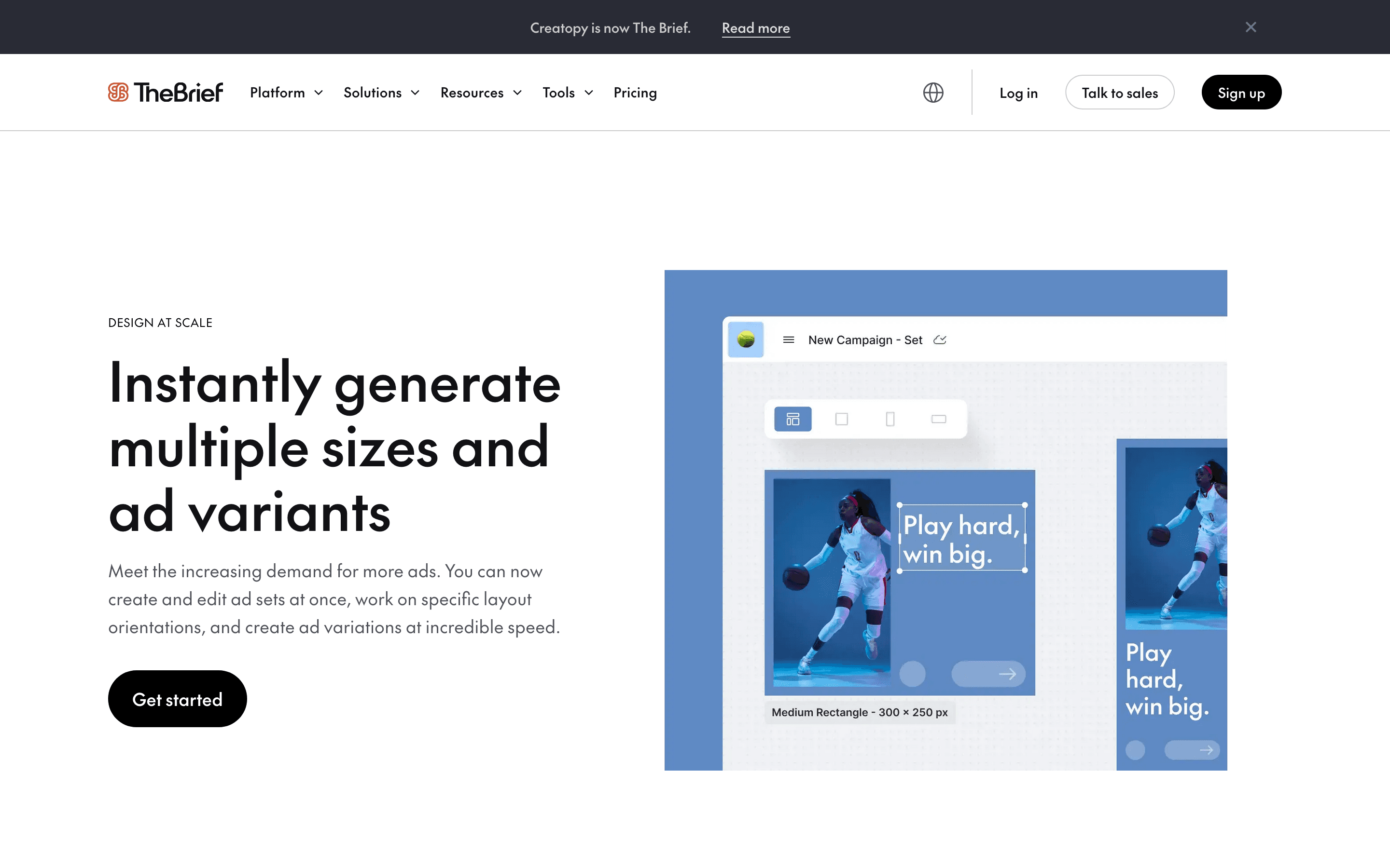 Creatopy: Generate ads at scale