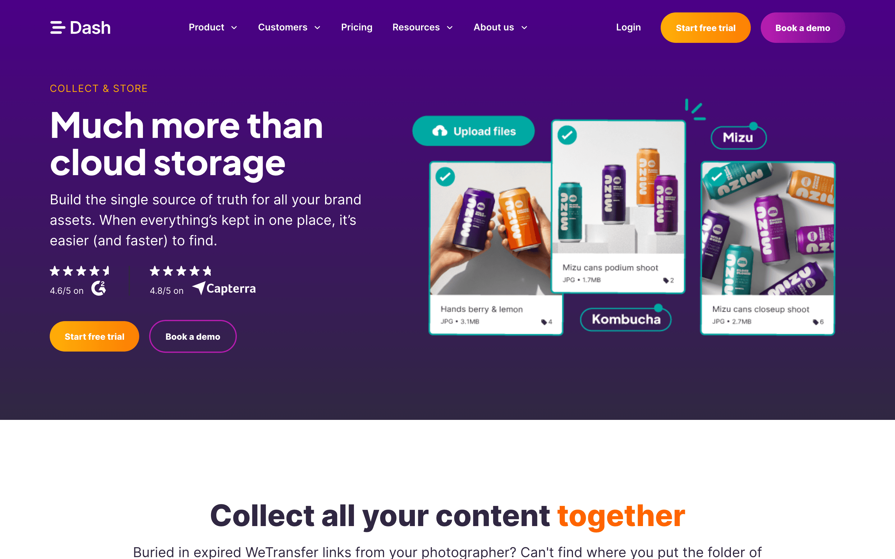 Dash: Collect store