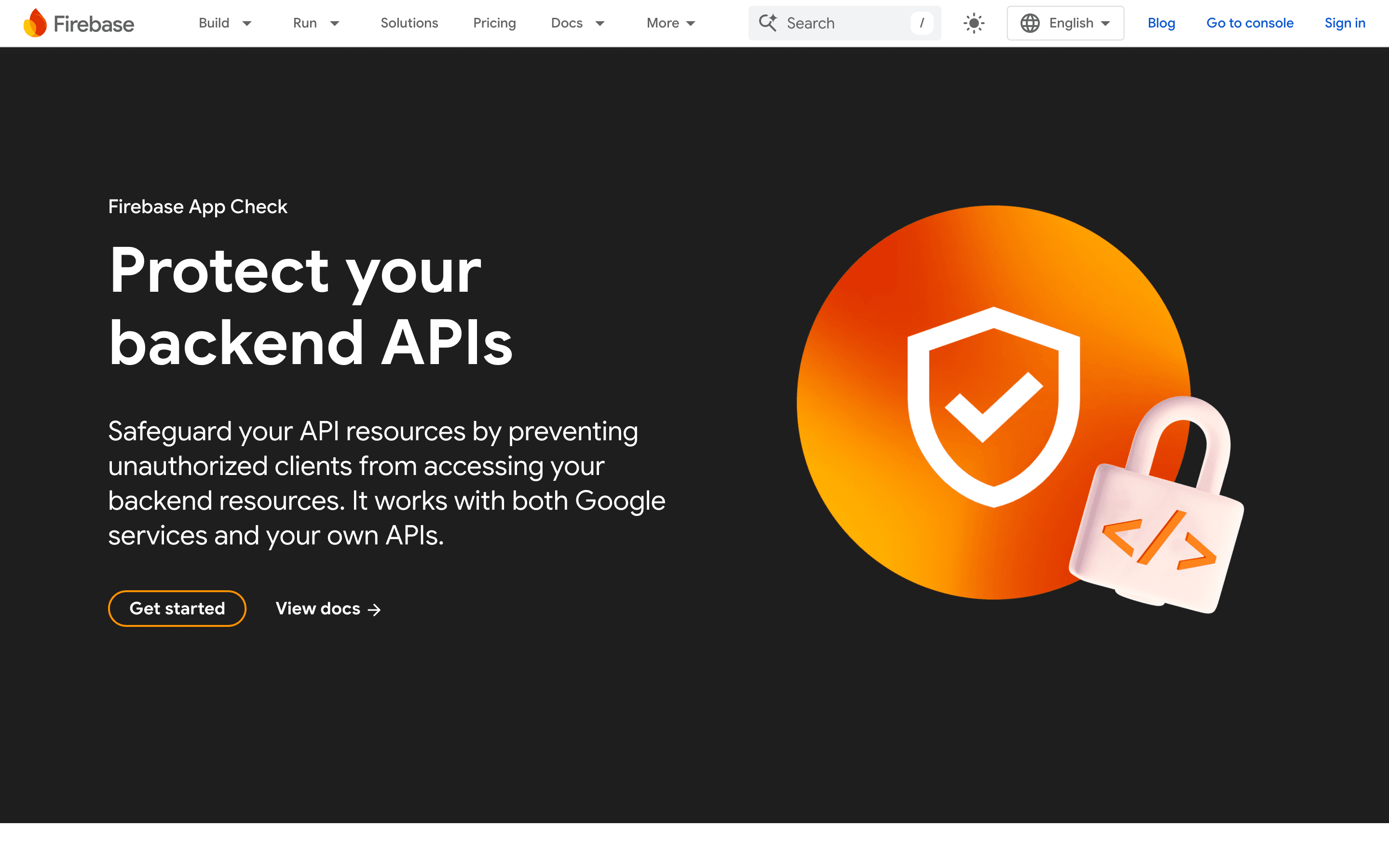 Firebase: App check