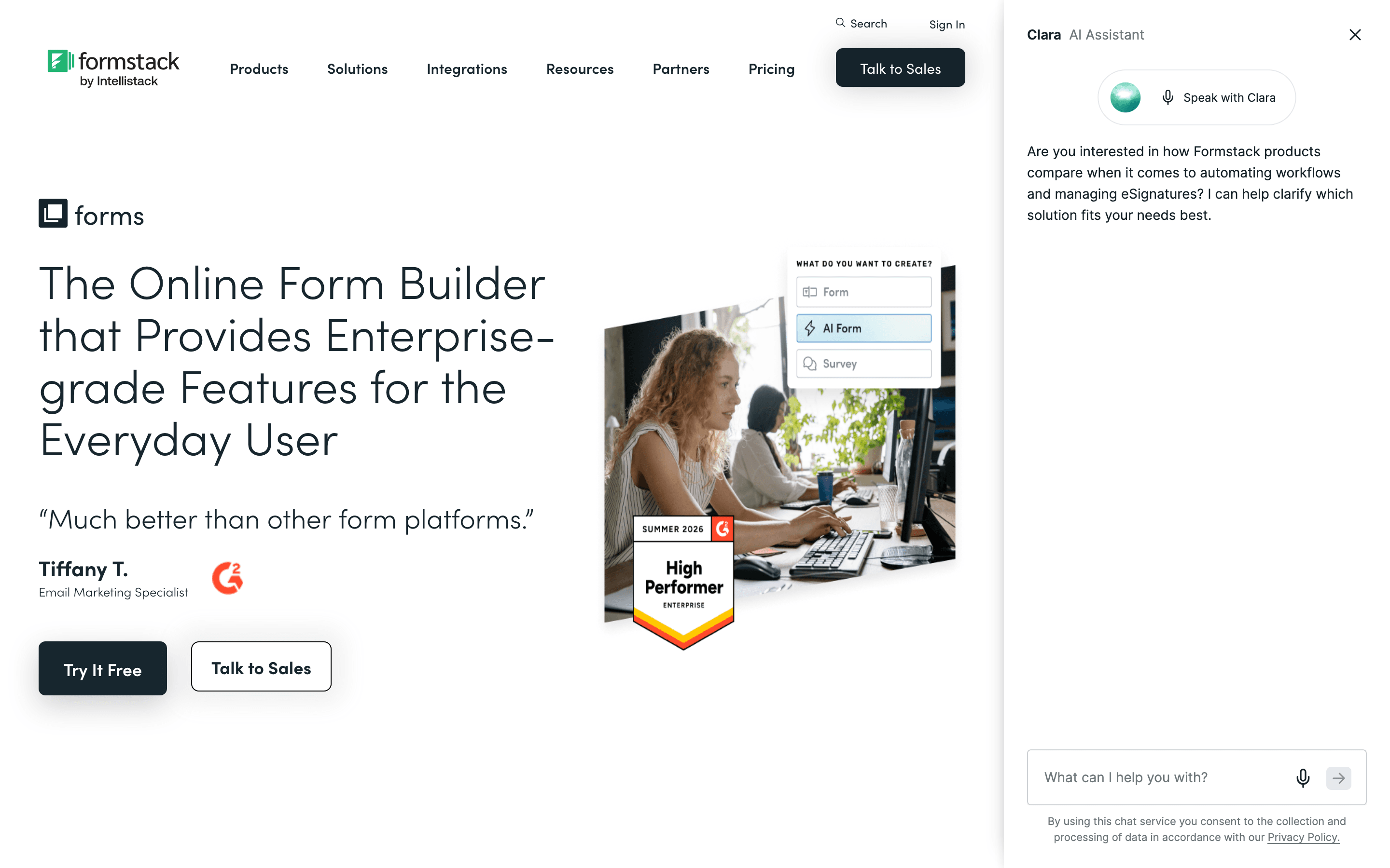 Formstack: Online forms