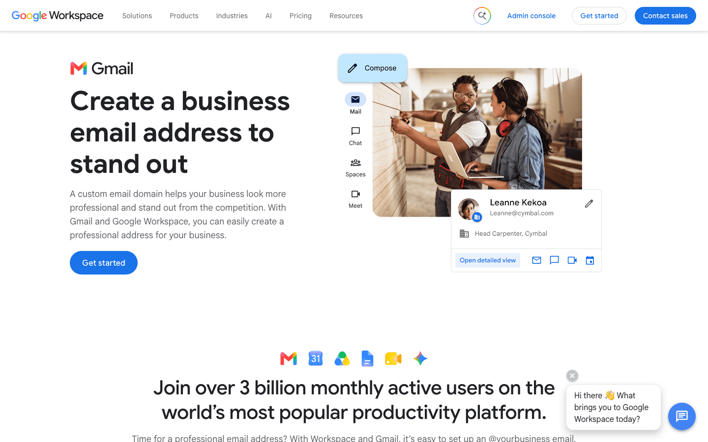 Gmail: Business email