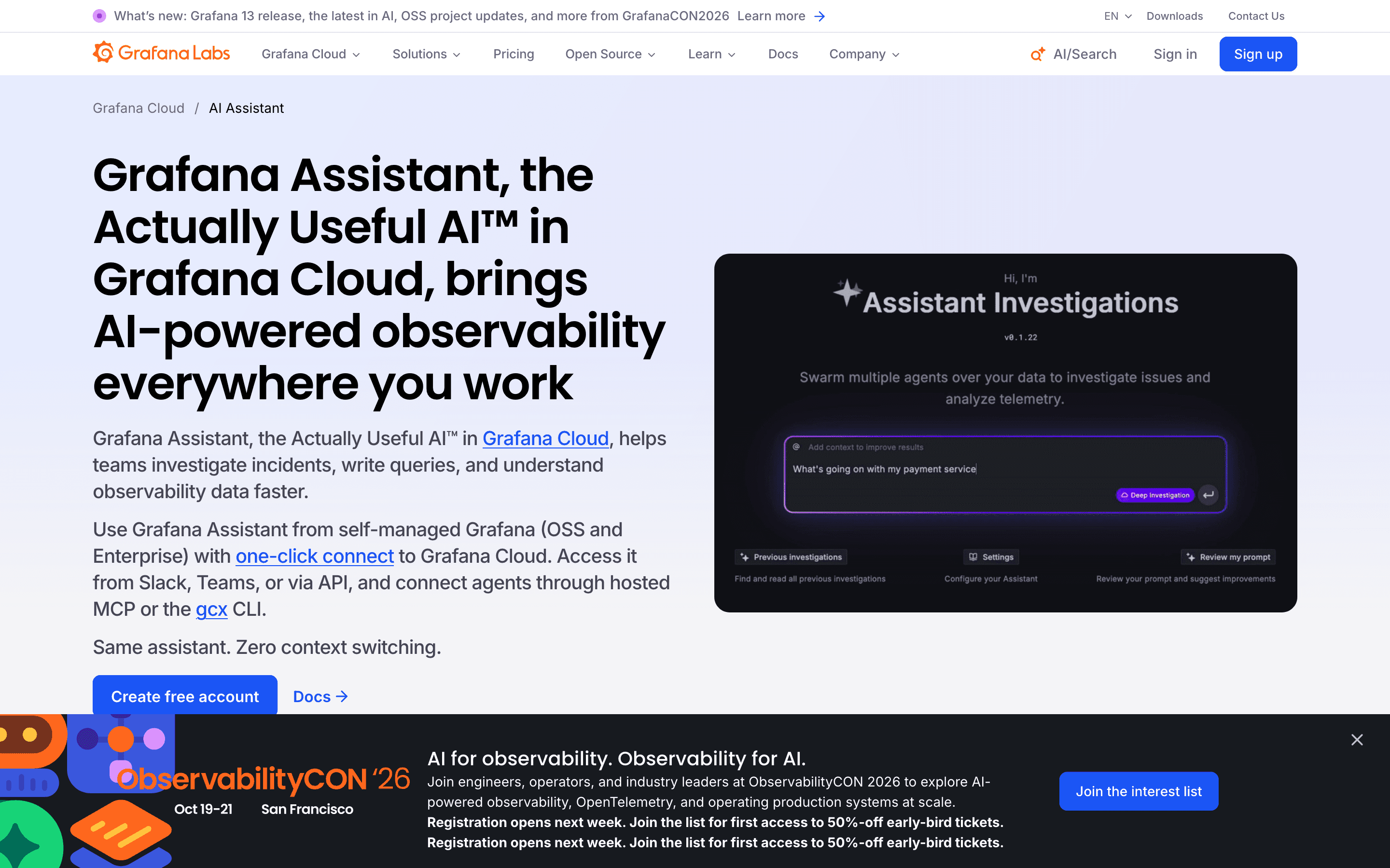 Grafana: Ai assistant