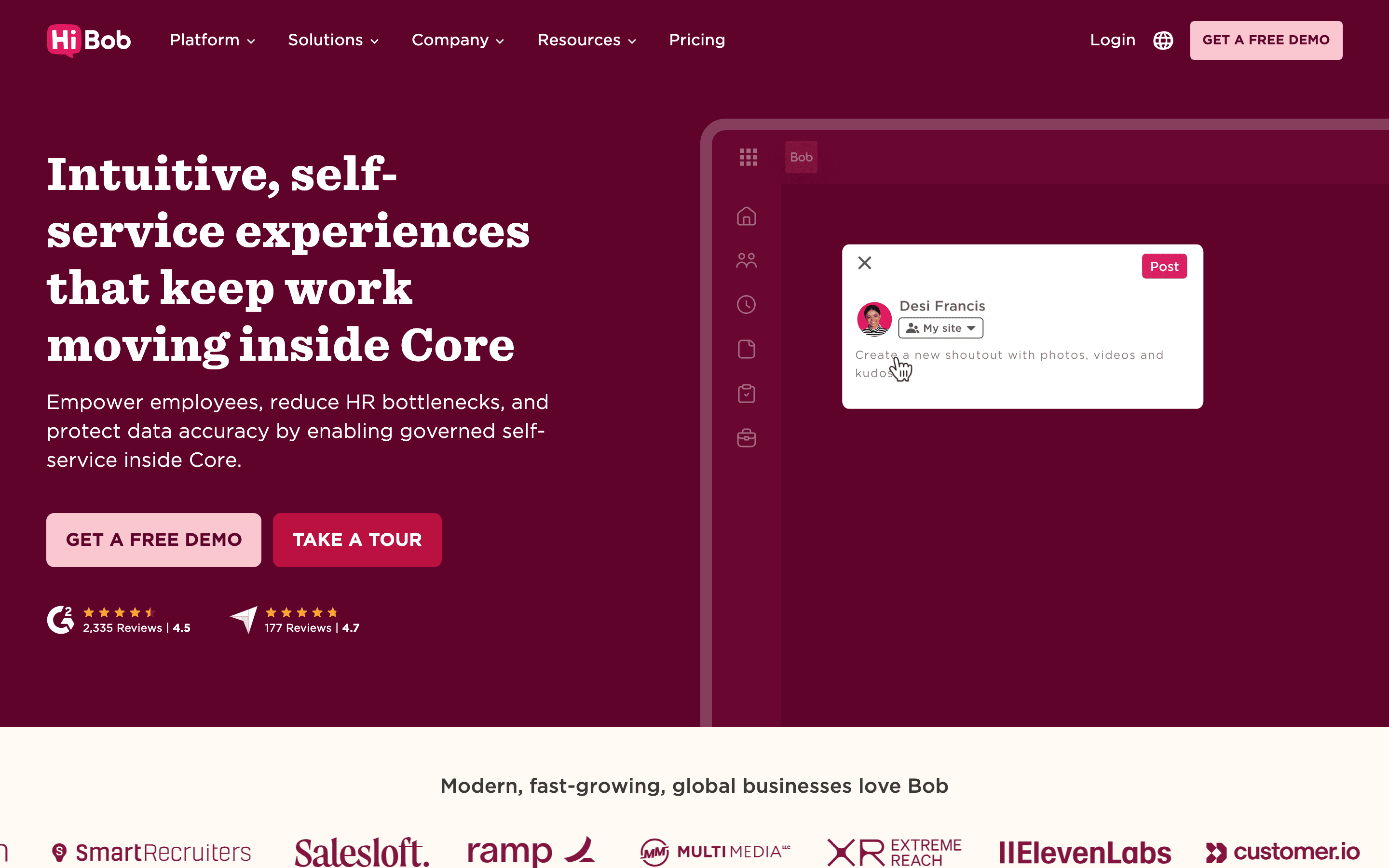 HiBob: Self service