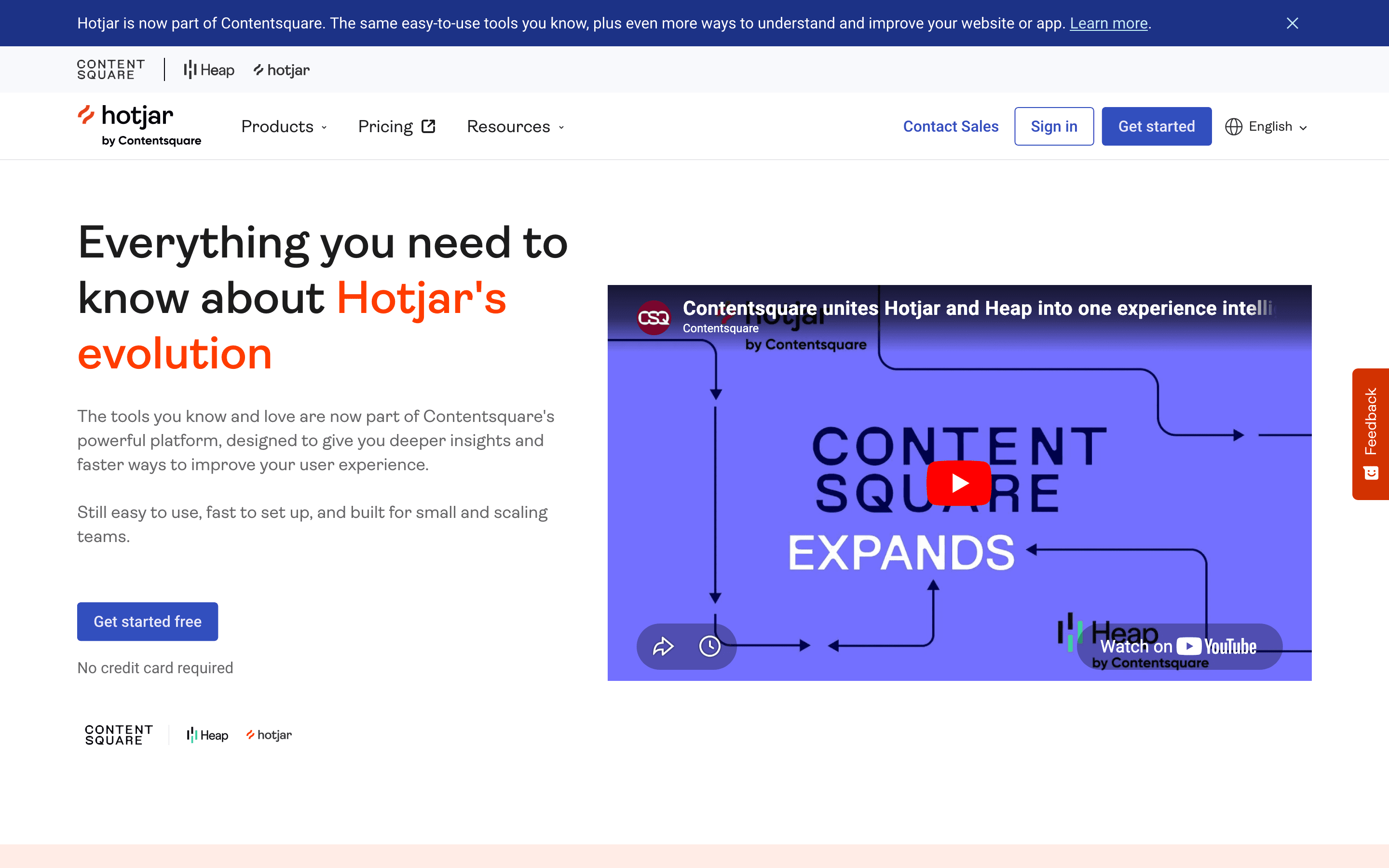 Hotjar: Hotjar contentsquare uni