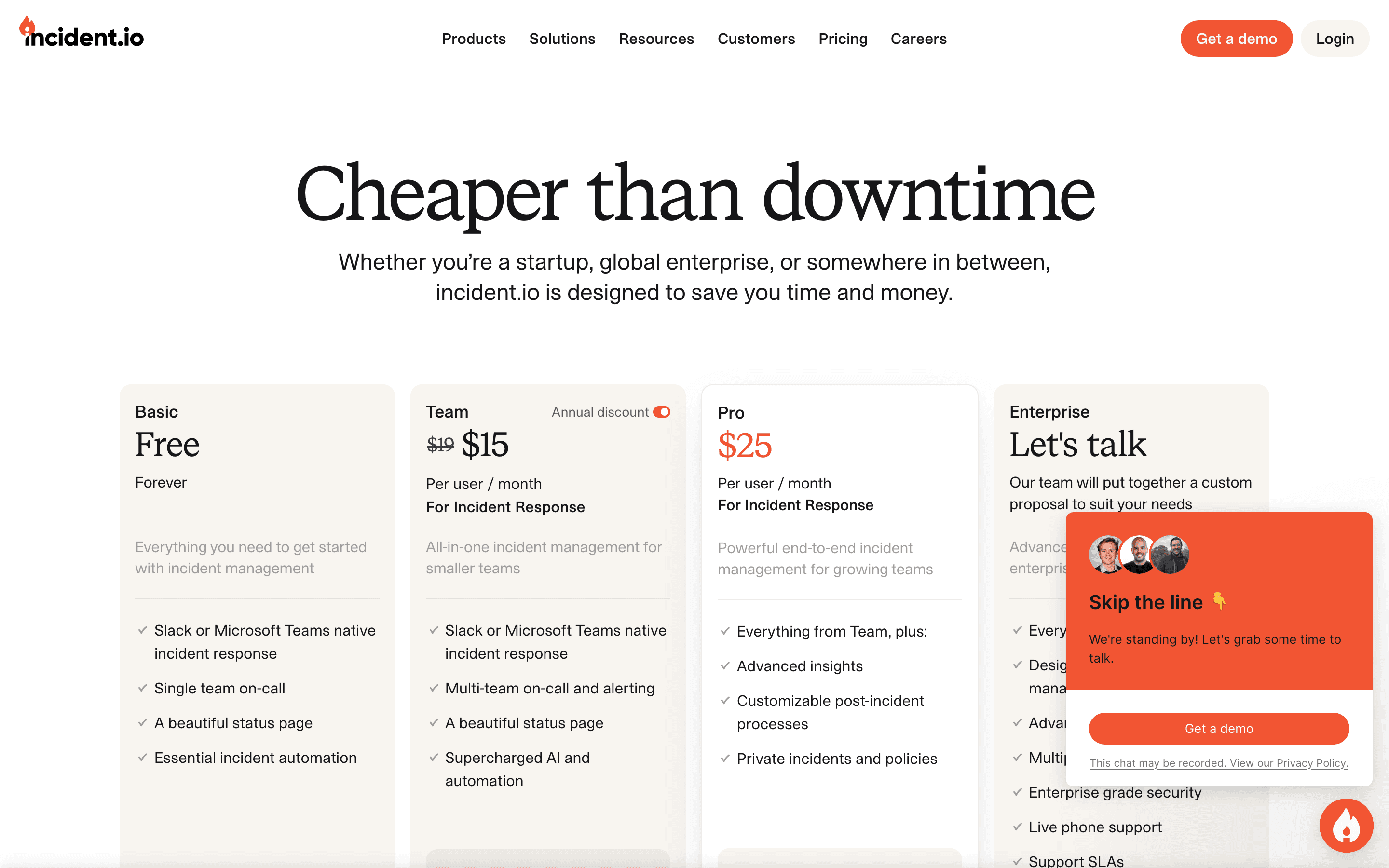 incident.io pricing