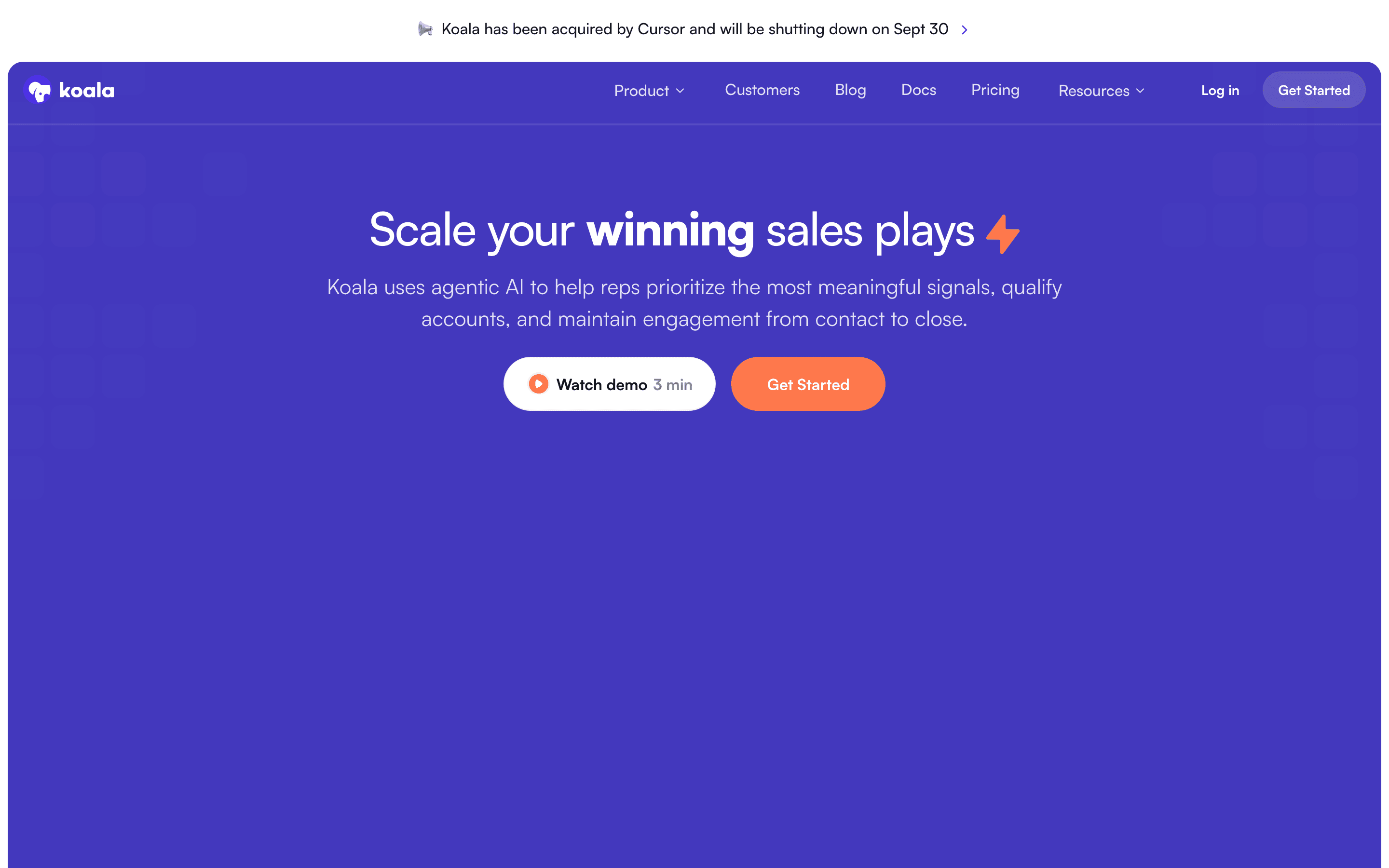 Koala homepage