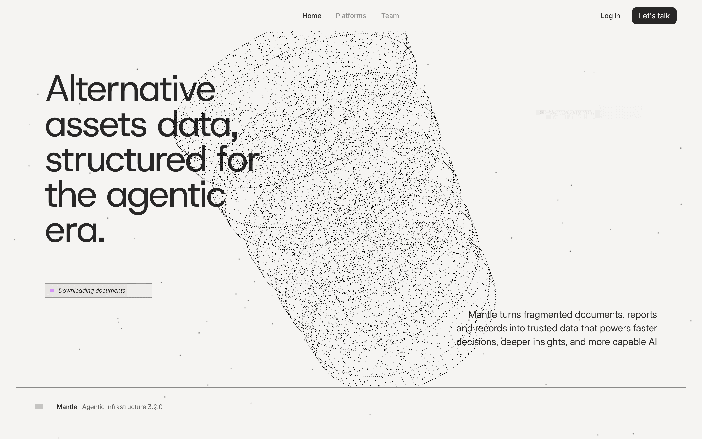 Mantle homepage
