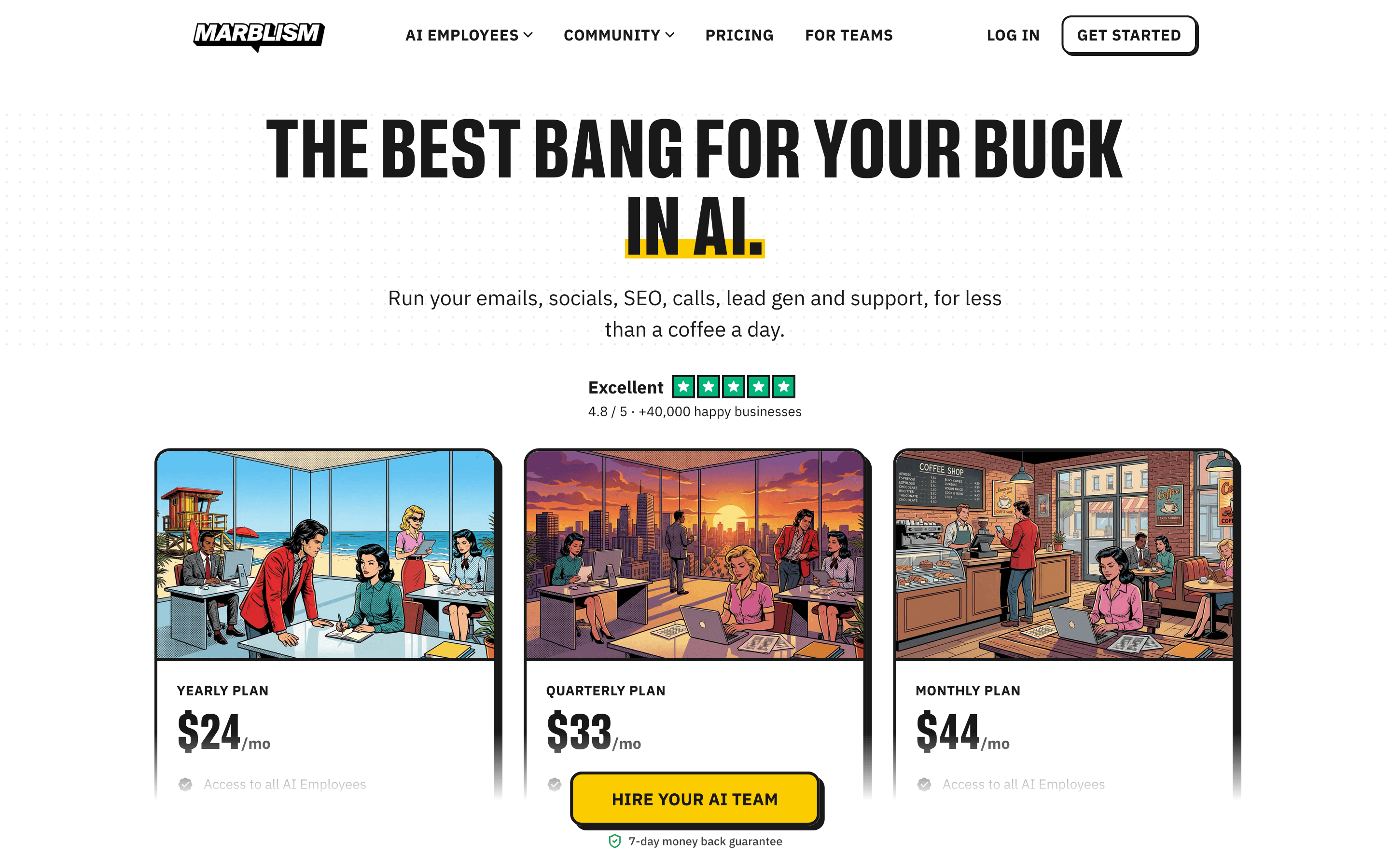 Marblism pricing