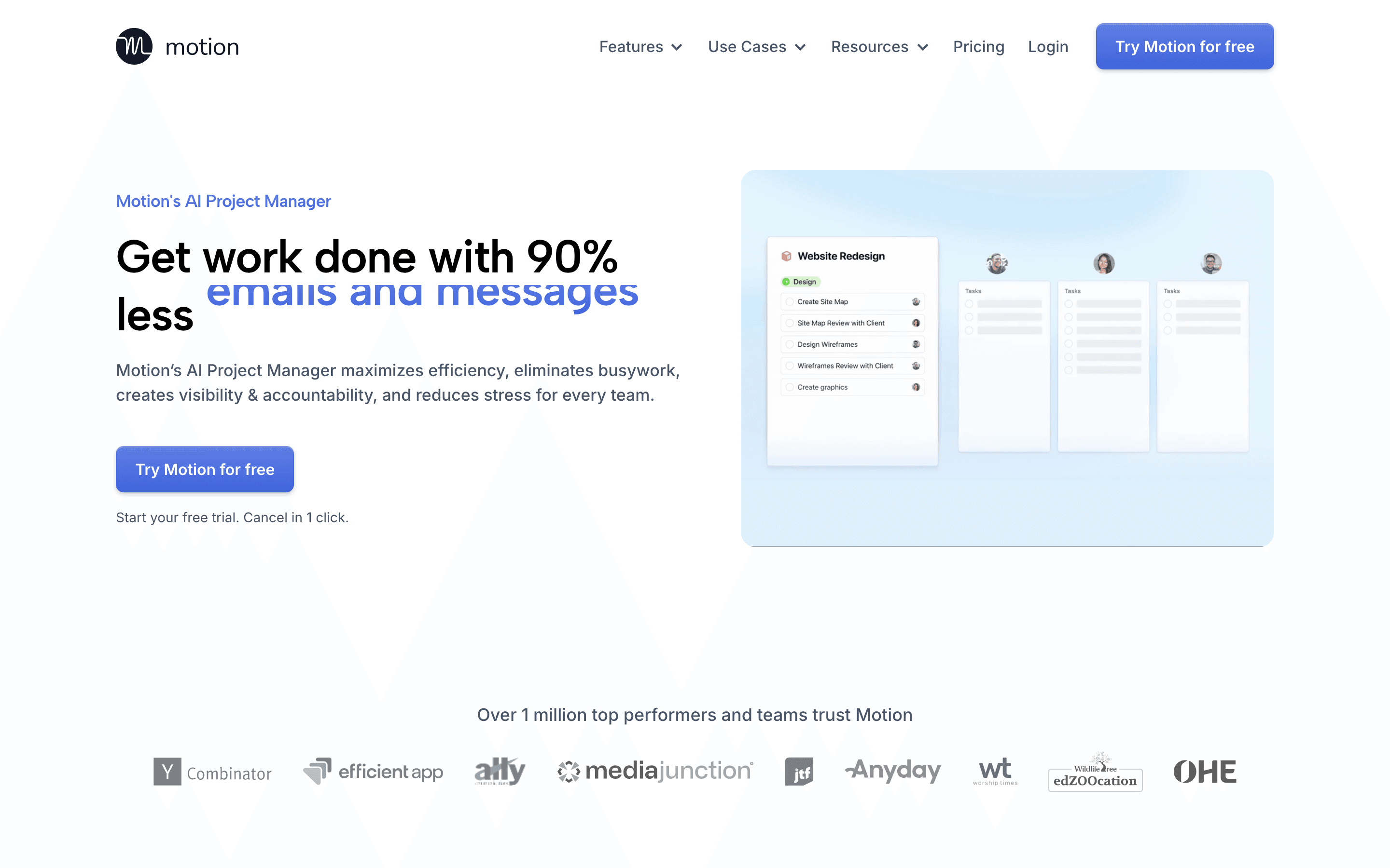 Motion: Ai project manager