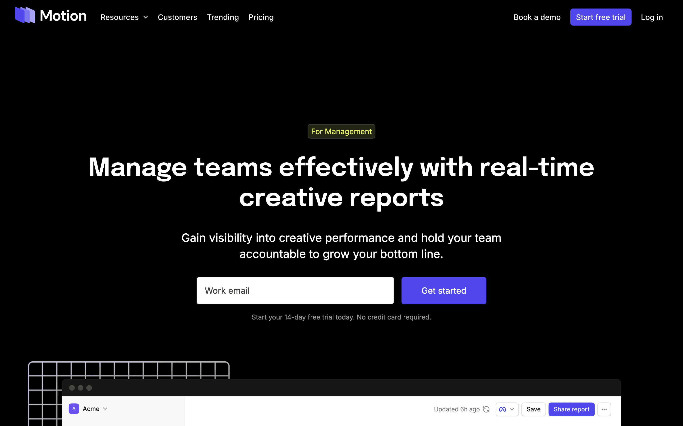 Motion App: Management