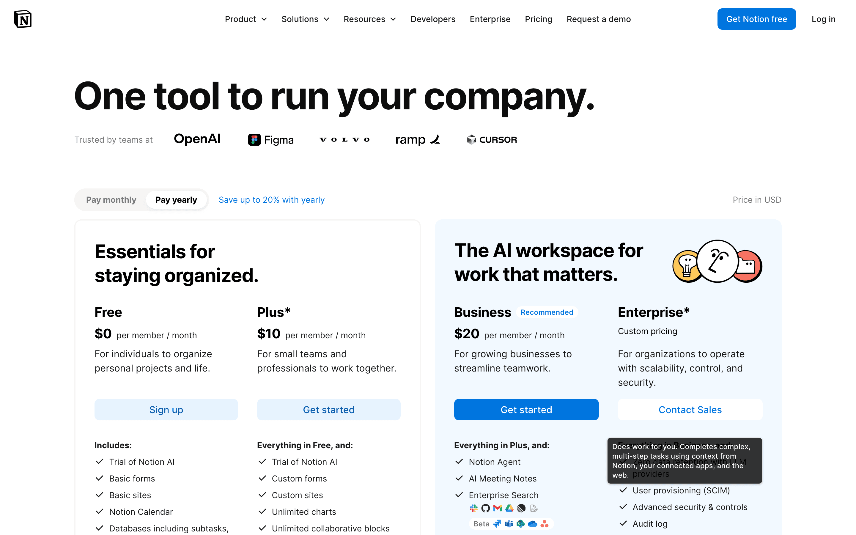 Notion pricing