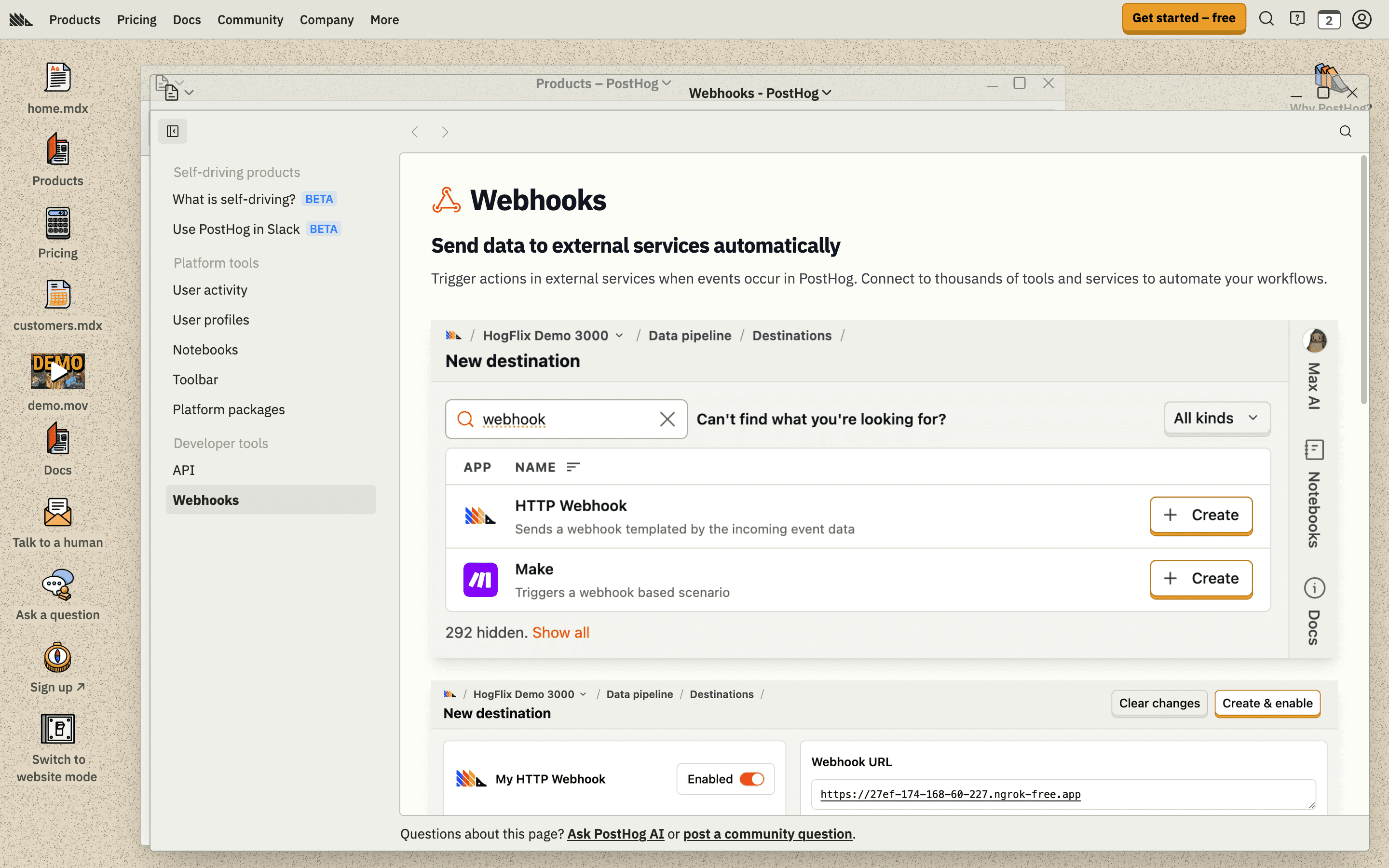 PostHog: Products