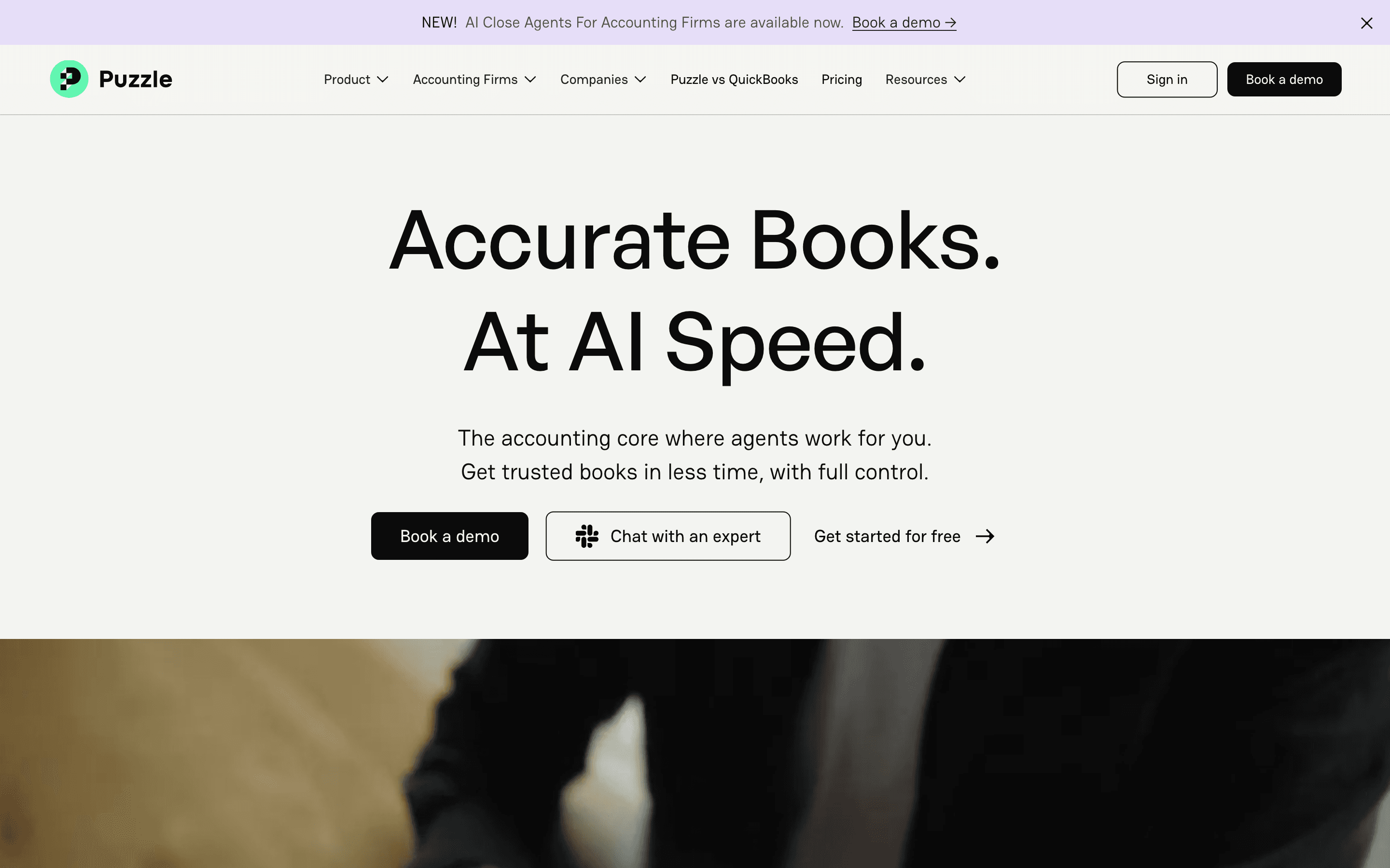Puzzle homepage