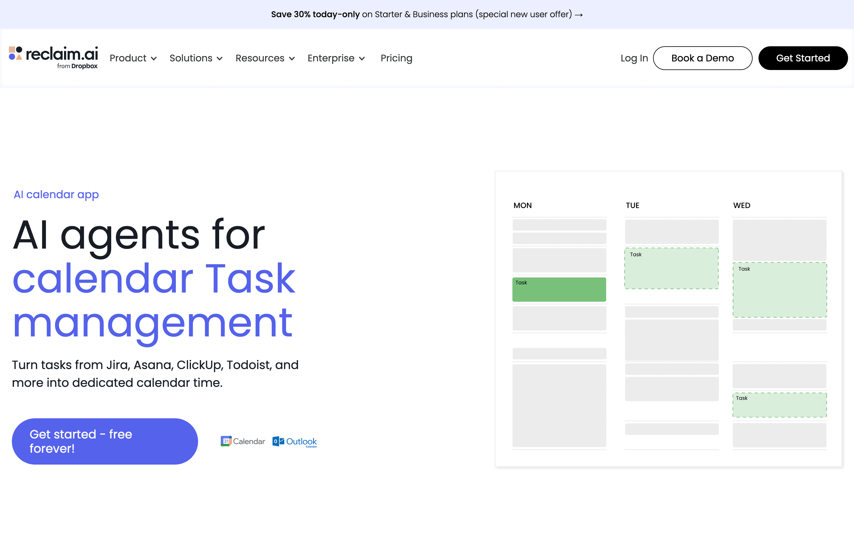 Reclaim: Tasks
