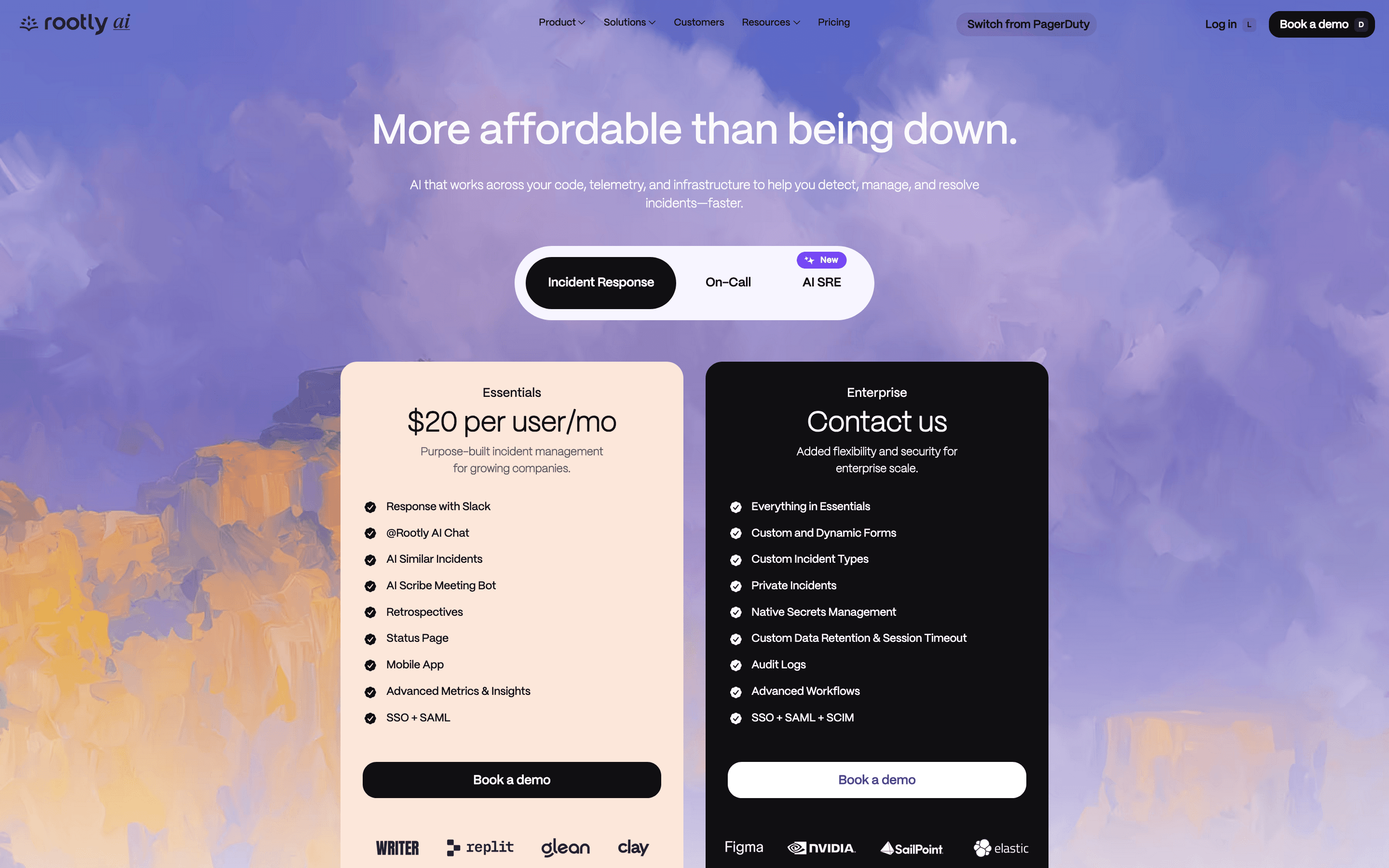Rootly pricing